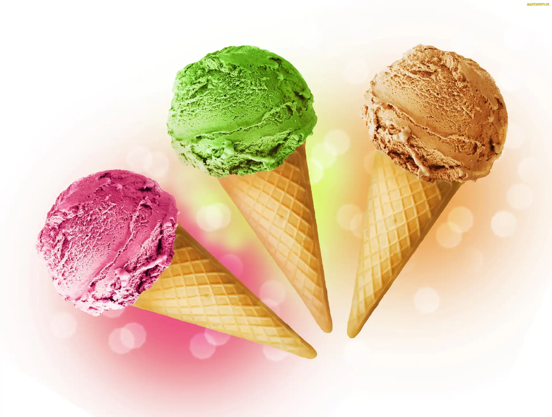 Wafelku, W, Trzy, Lody
