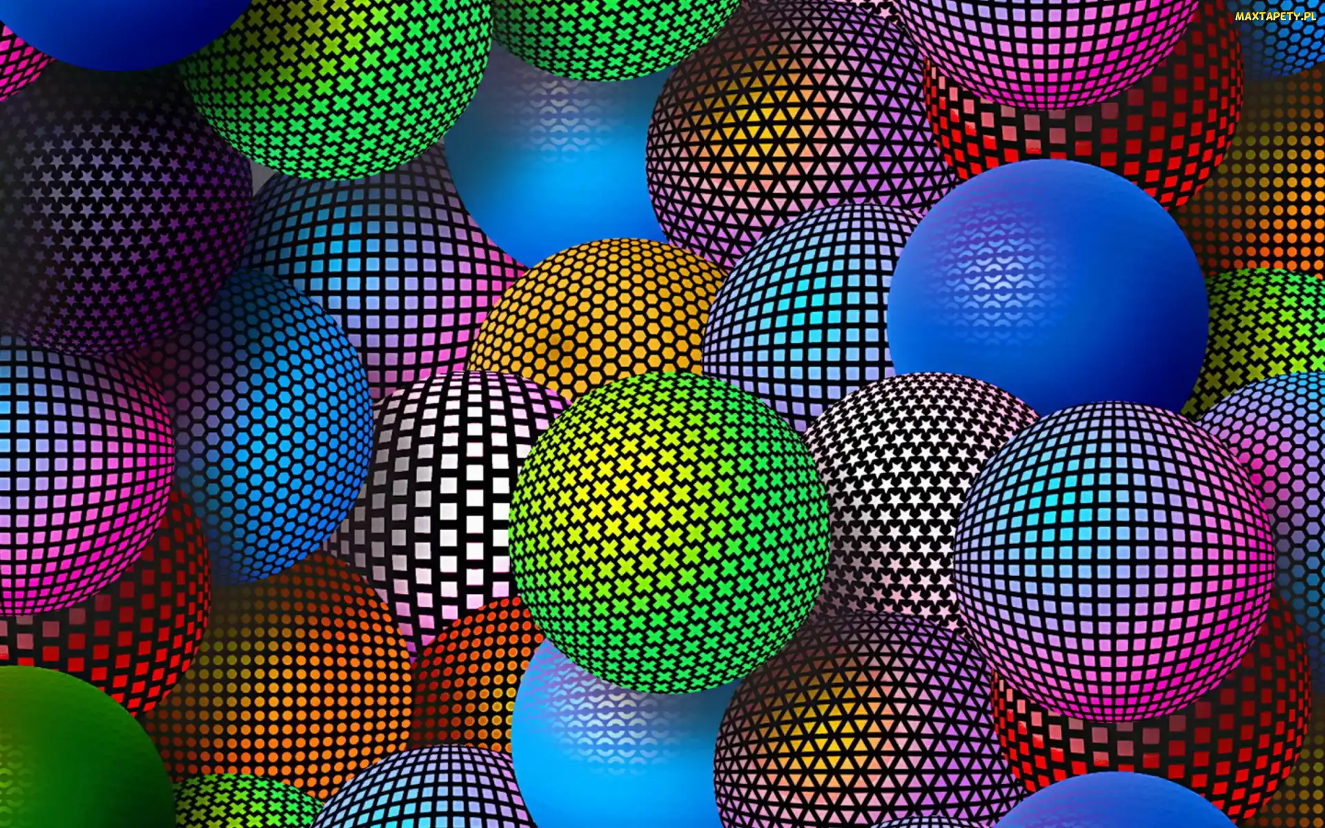 Kule, Grafika 3D, Wzorzyste