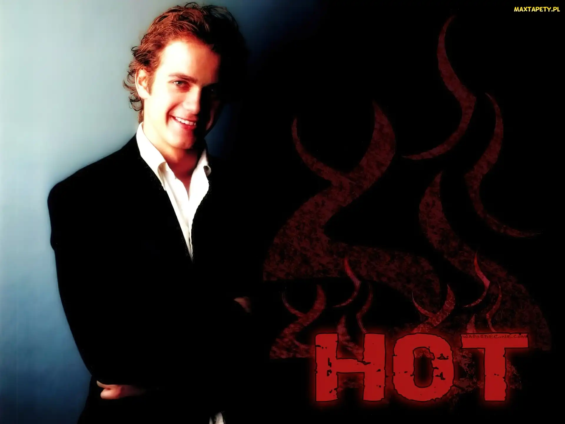 Hayden Christensen, biała koszula, hot
