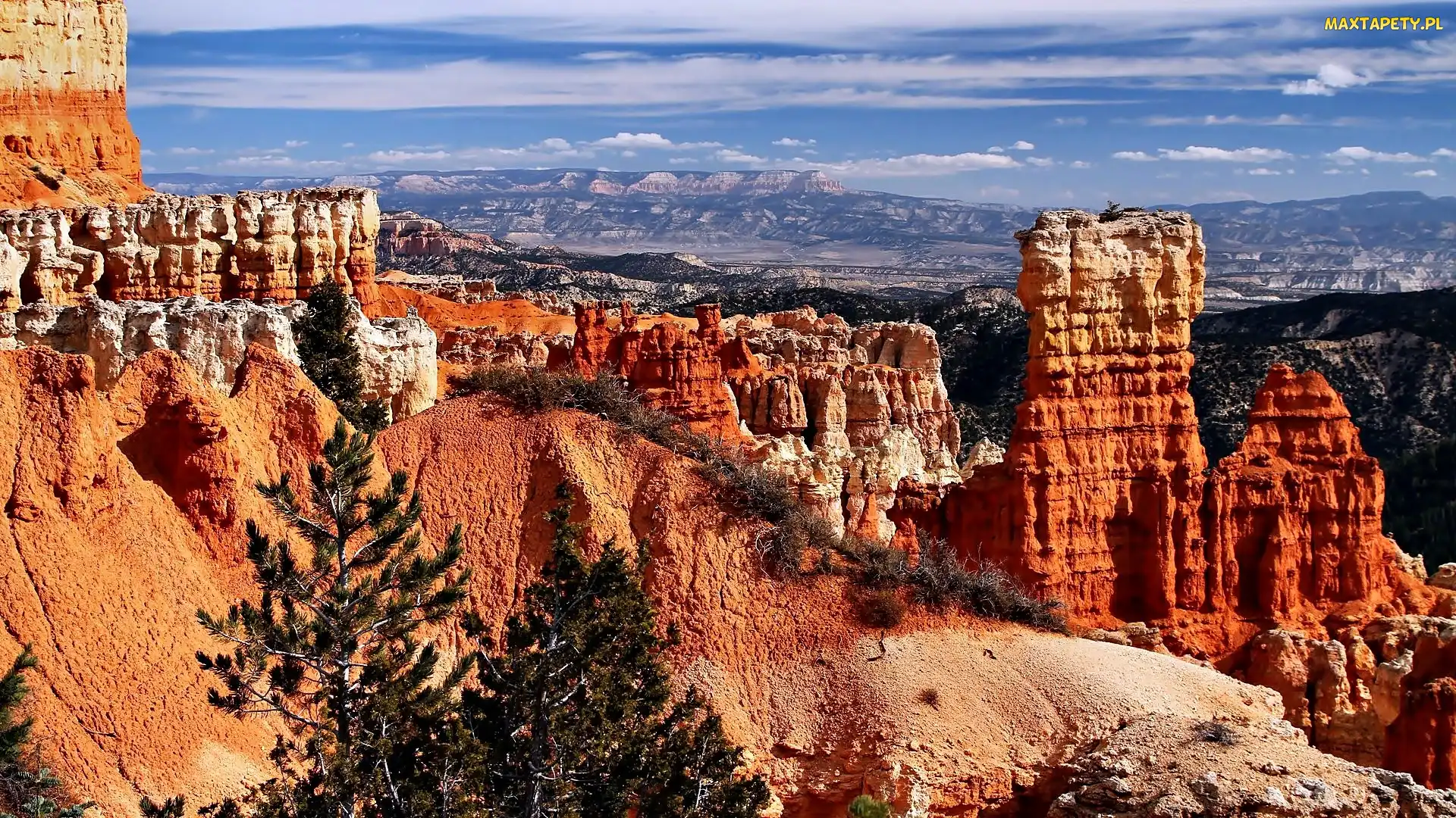 Kanion, Park Narodowy Bryce Canyon, Stany Zjednoczone, Stan Utah