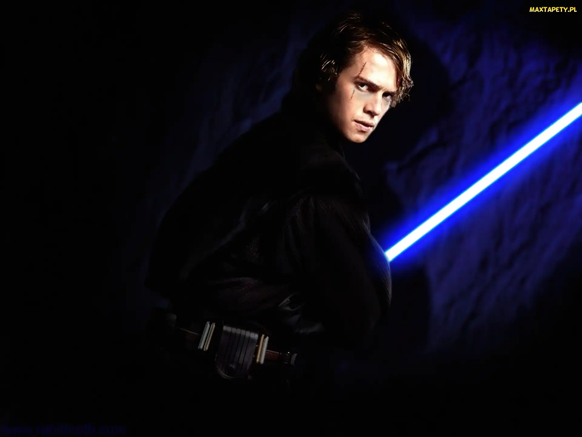 jasne włosy, miecz, Hayden Christensen