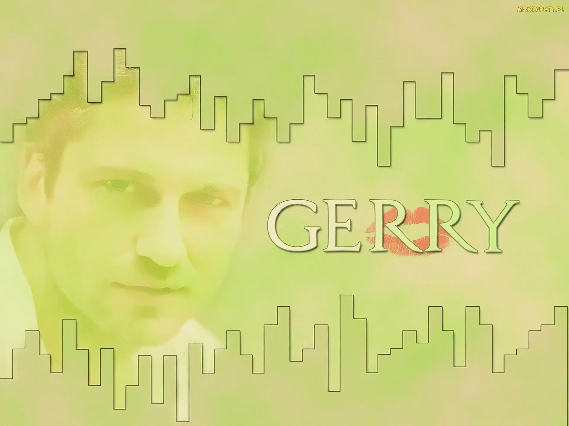 Gerard Butler, usta, twarz
