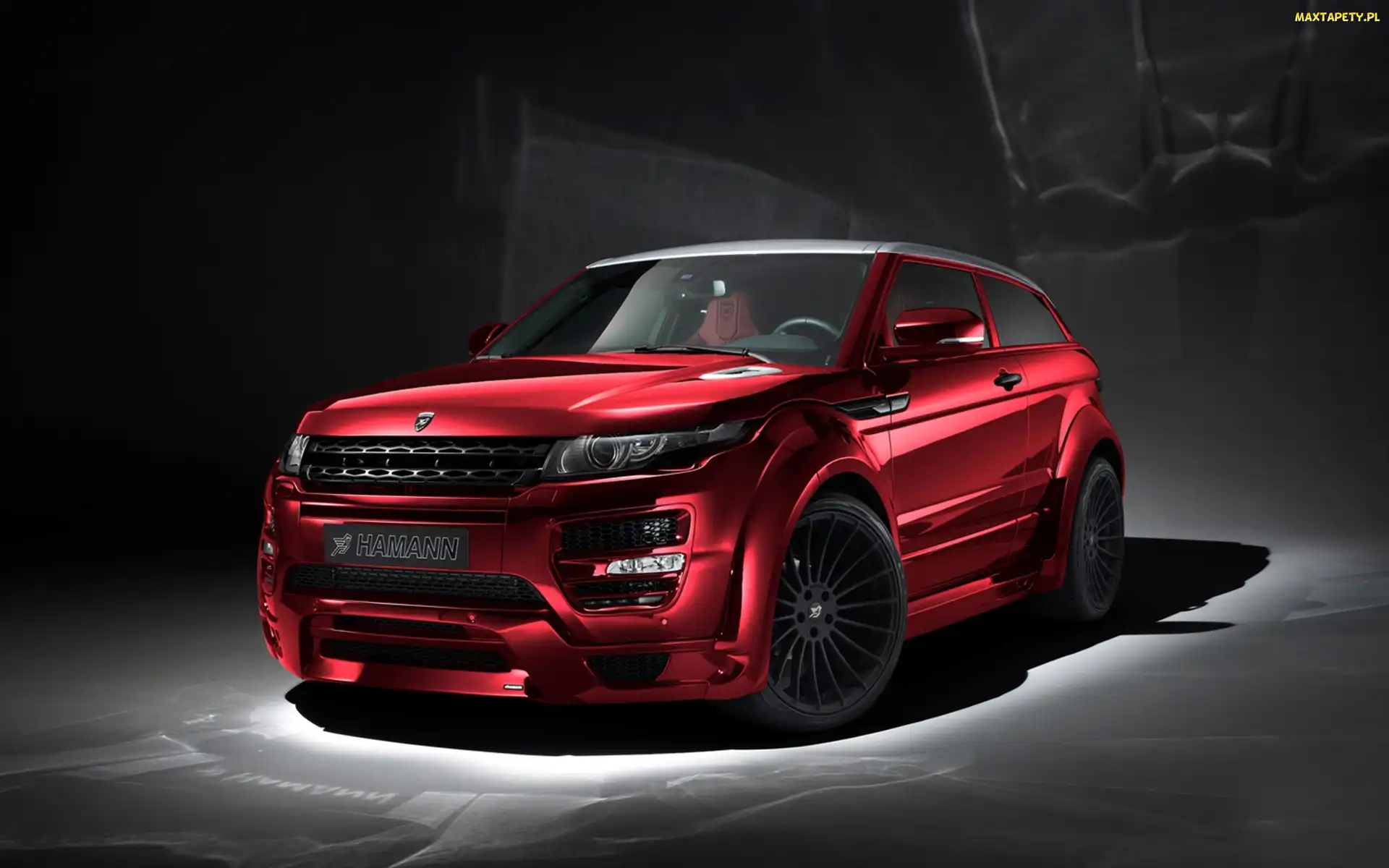 Czerwony, Evoque, Range Rover