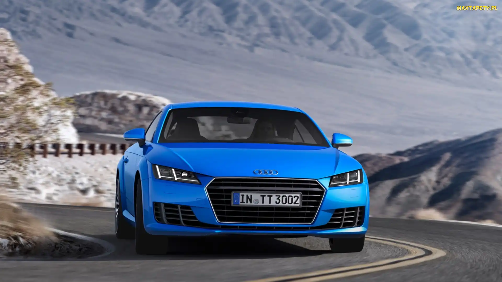 Niebieskie, Droga, Audi TT