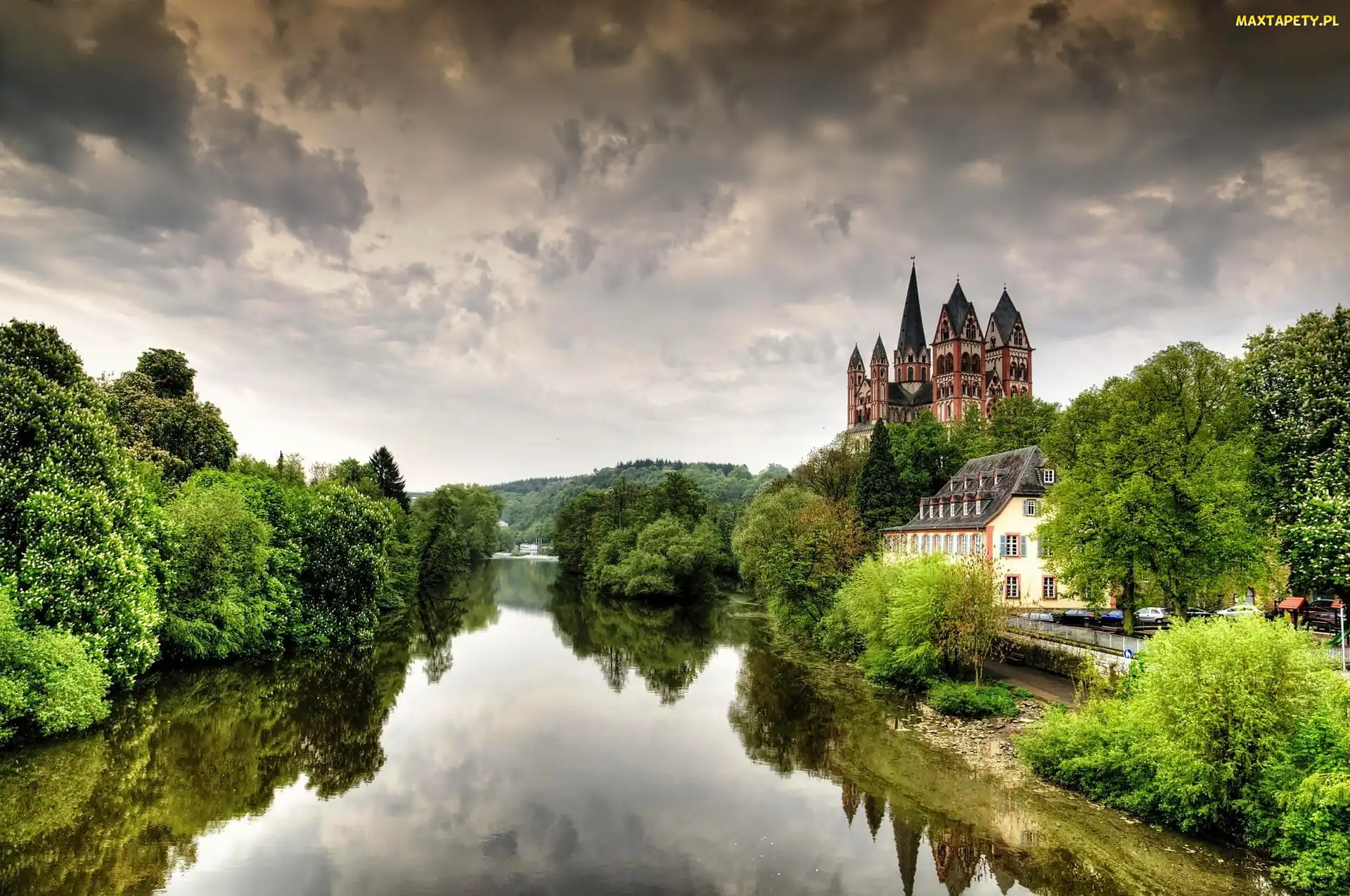 Las, Niemcy, Limburg, Katedra, Rzeka