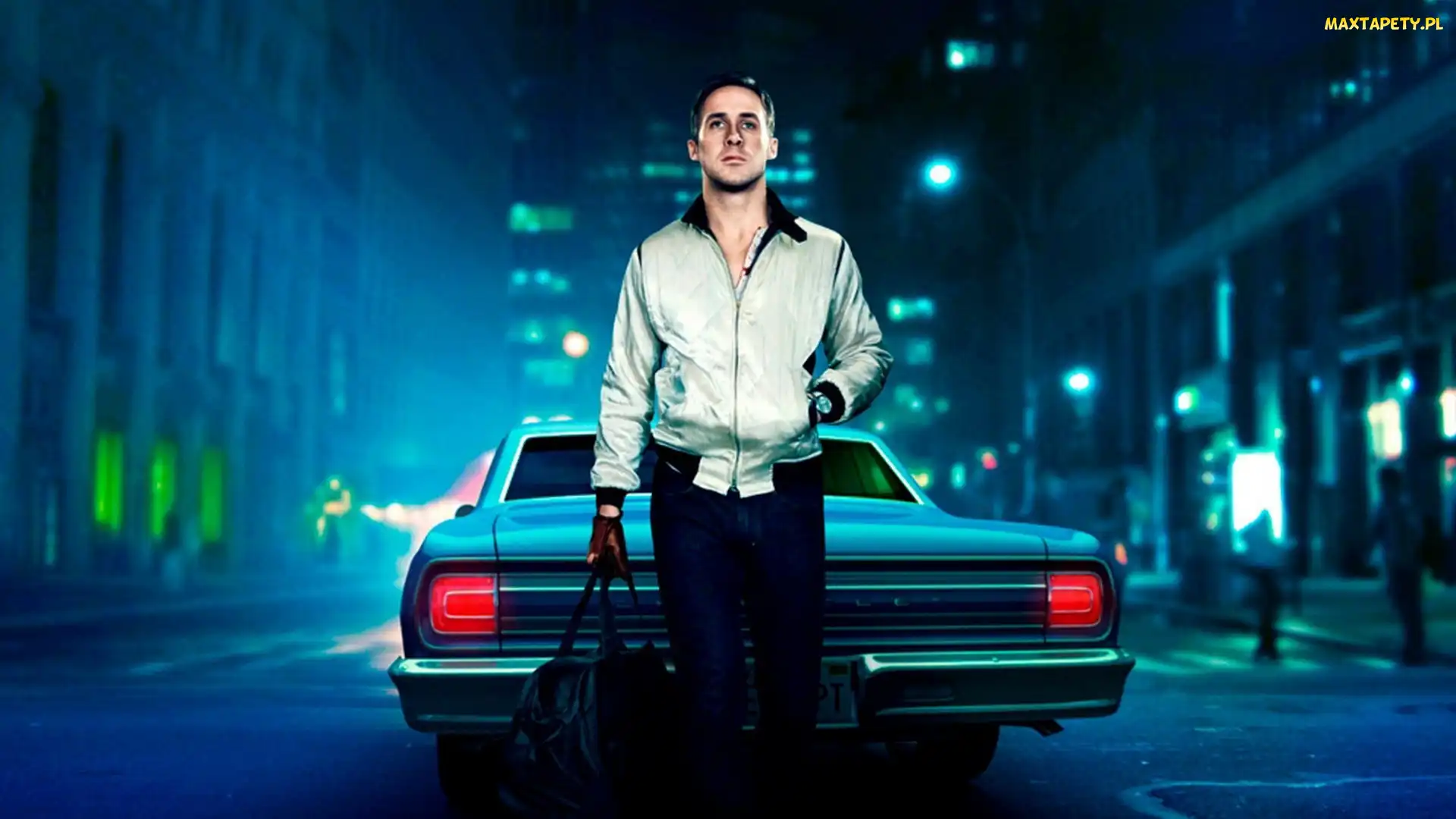 Nocą, Miasto, Drive, Film, Aktor, Ryan Gosling