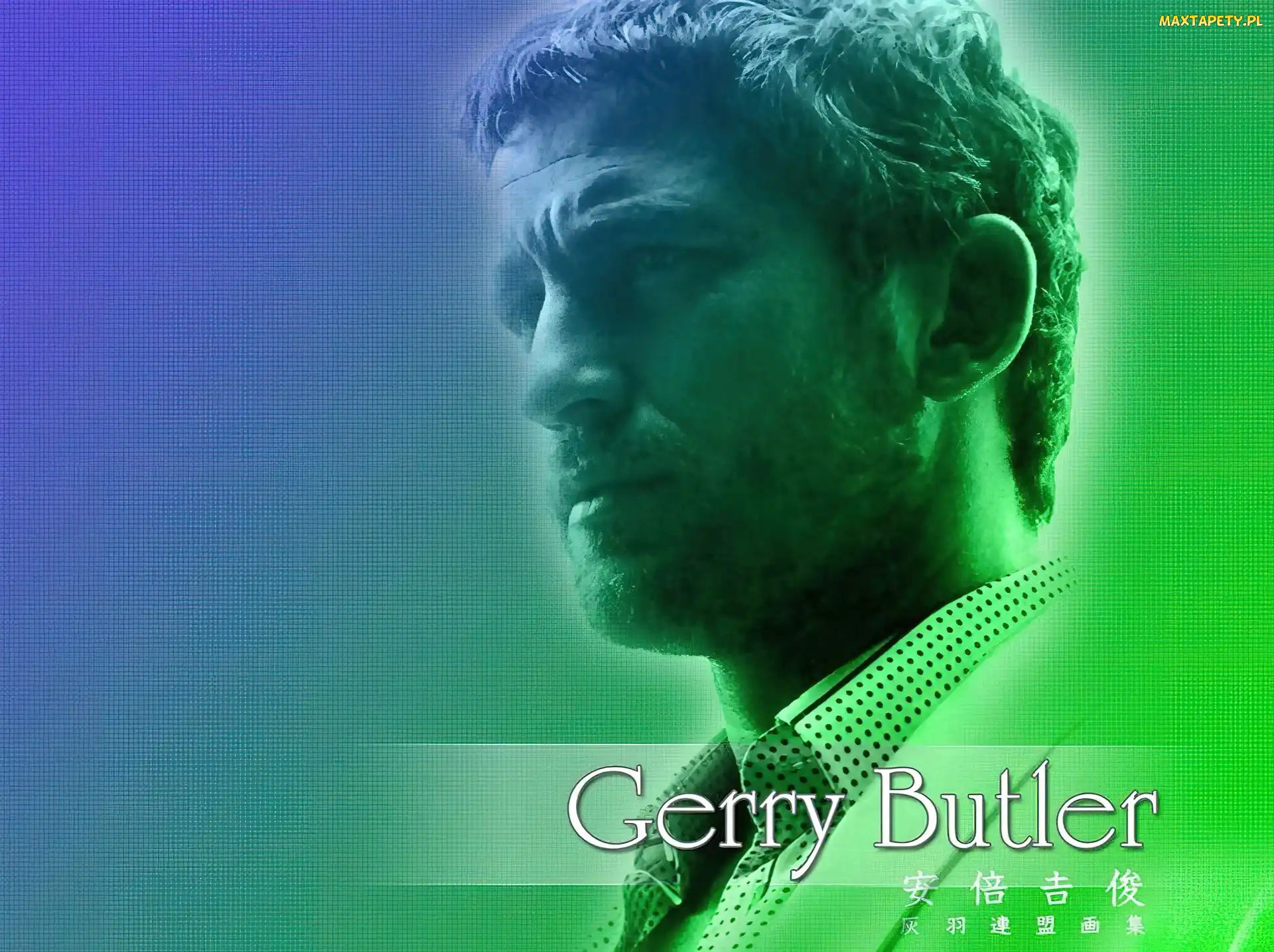 jasne włosy, broda, Gerard Butler
