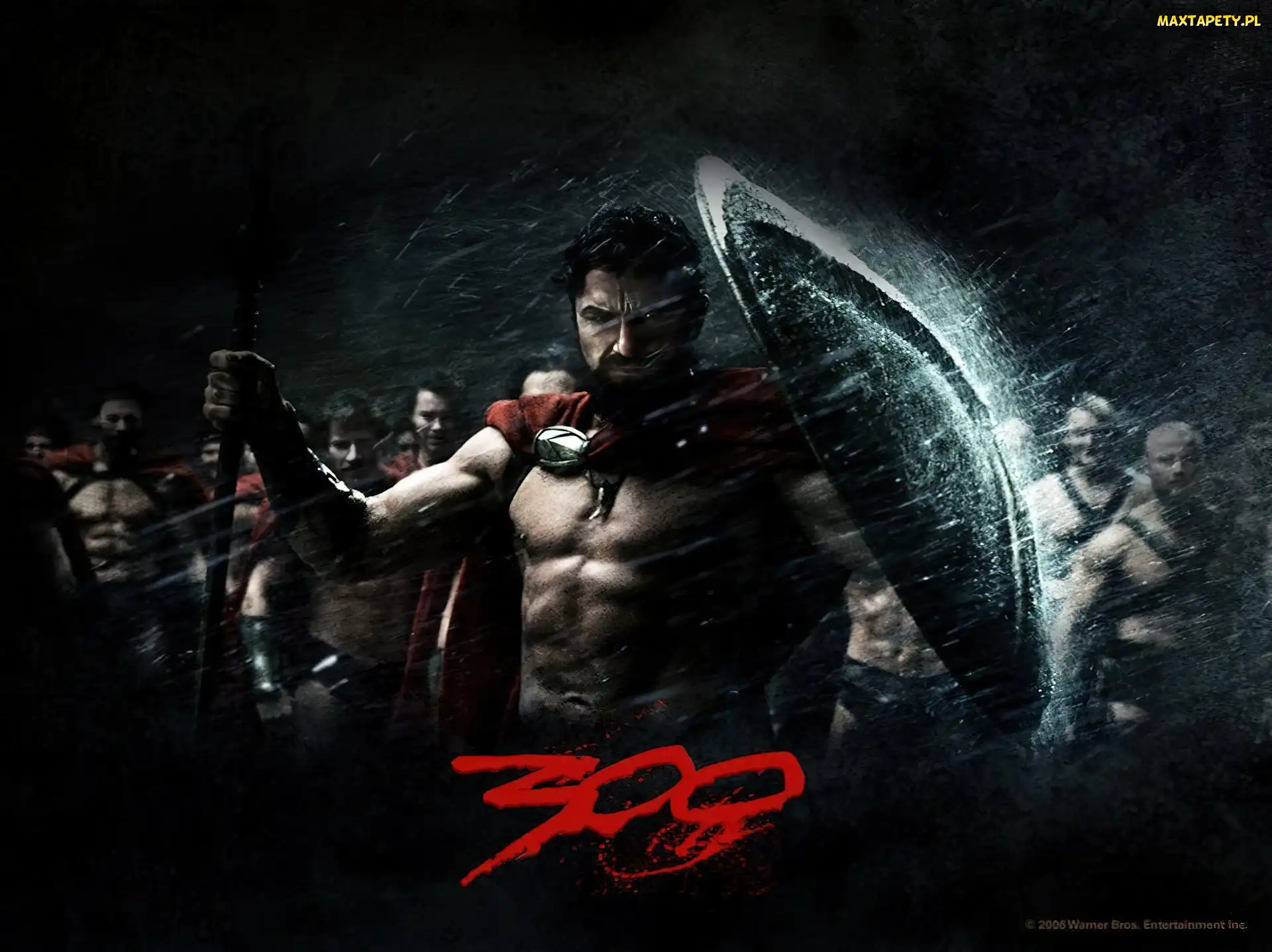 300, tarcza, Gerard Butler