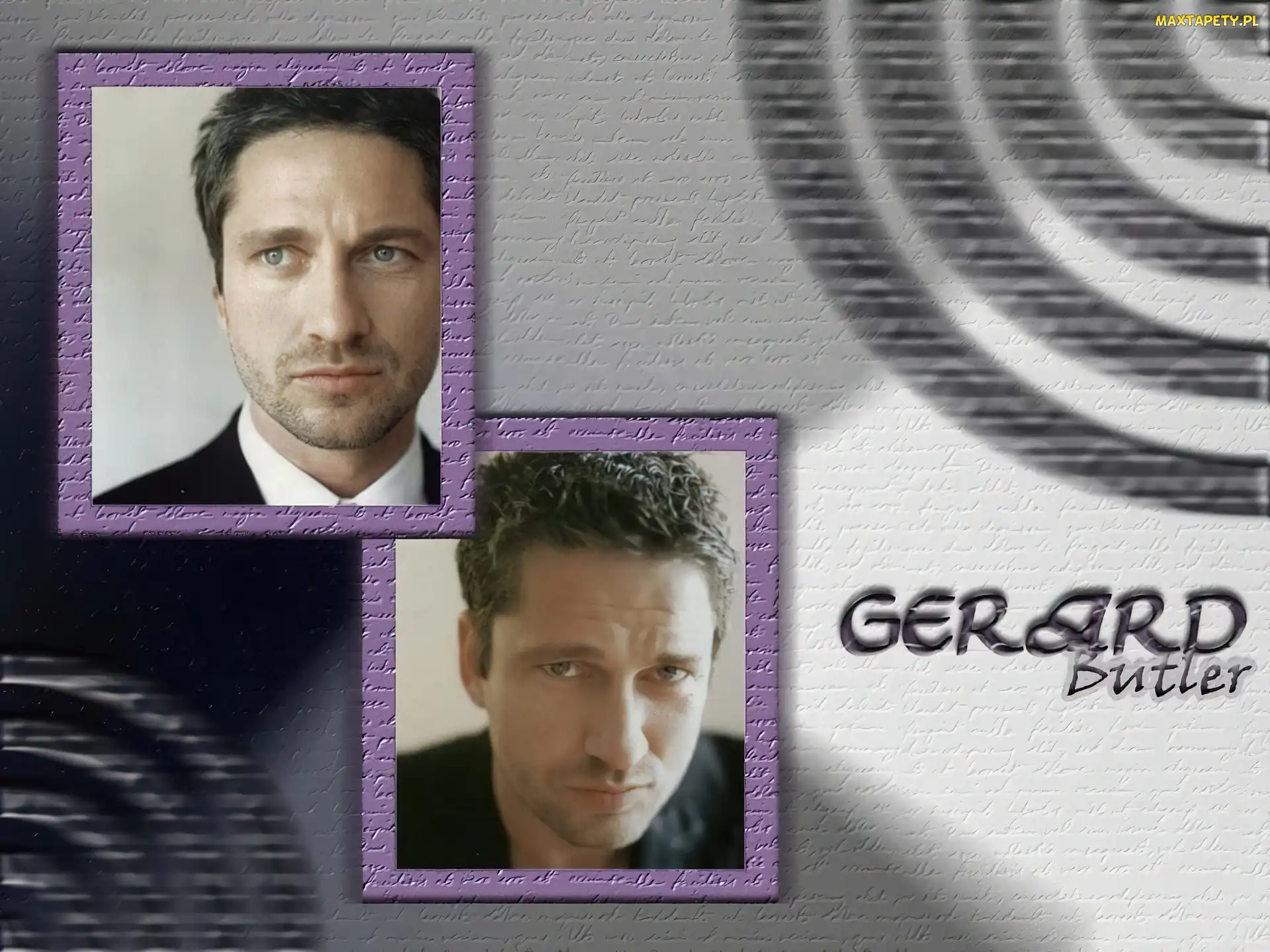twarz, Gerard Butler