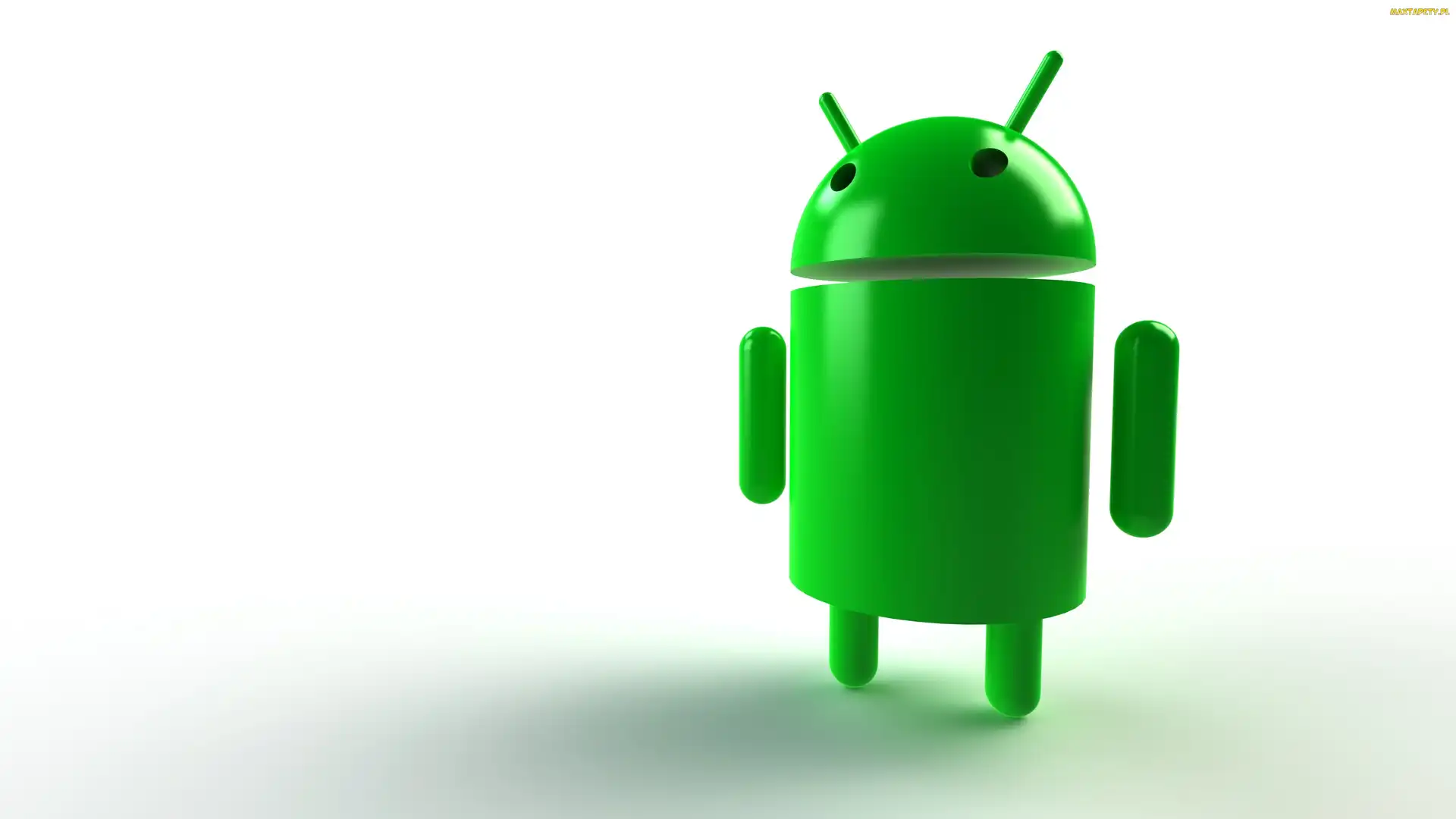 Android, 3D, Zielony