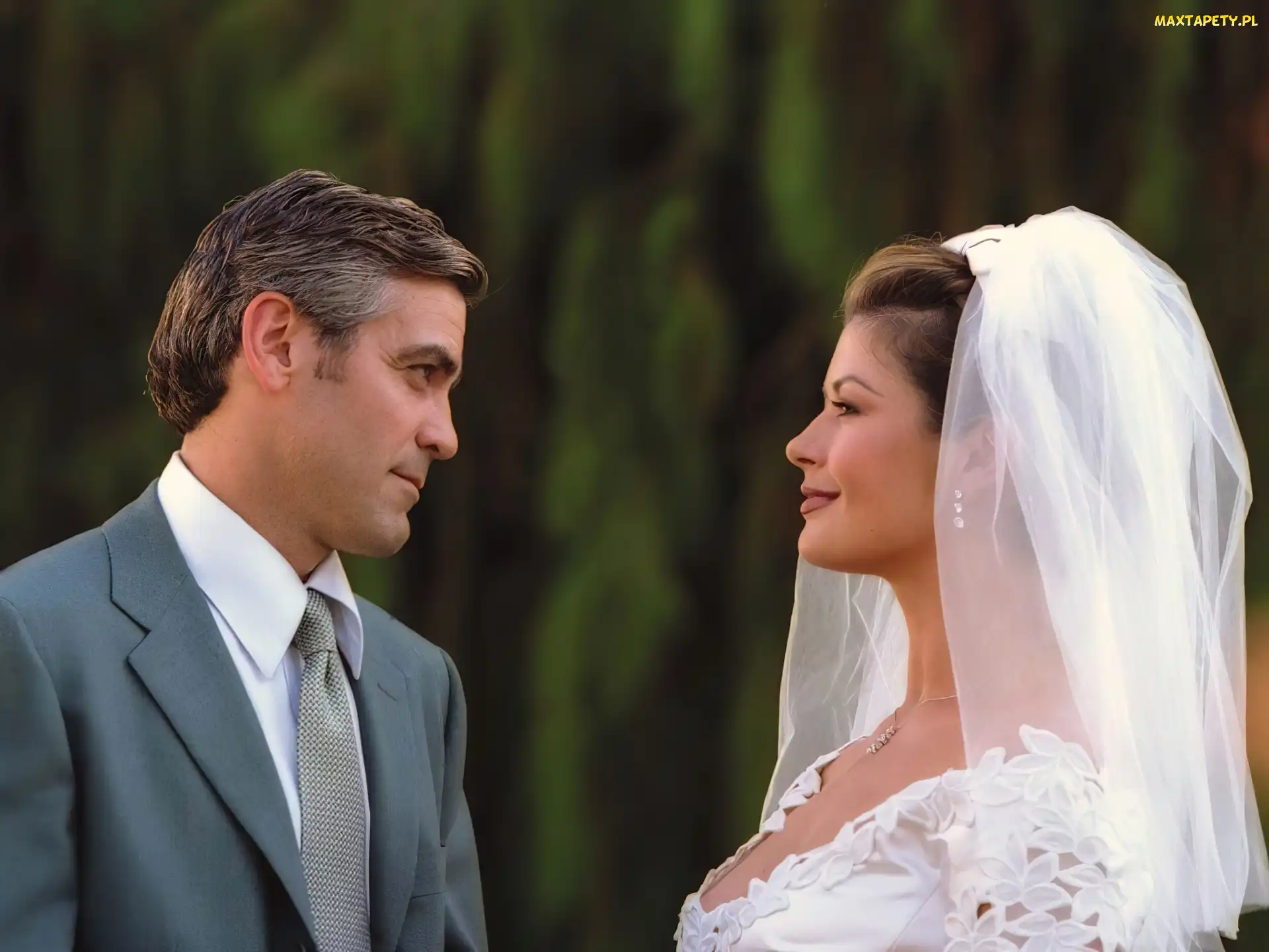 George Clooney, welon, krawat