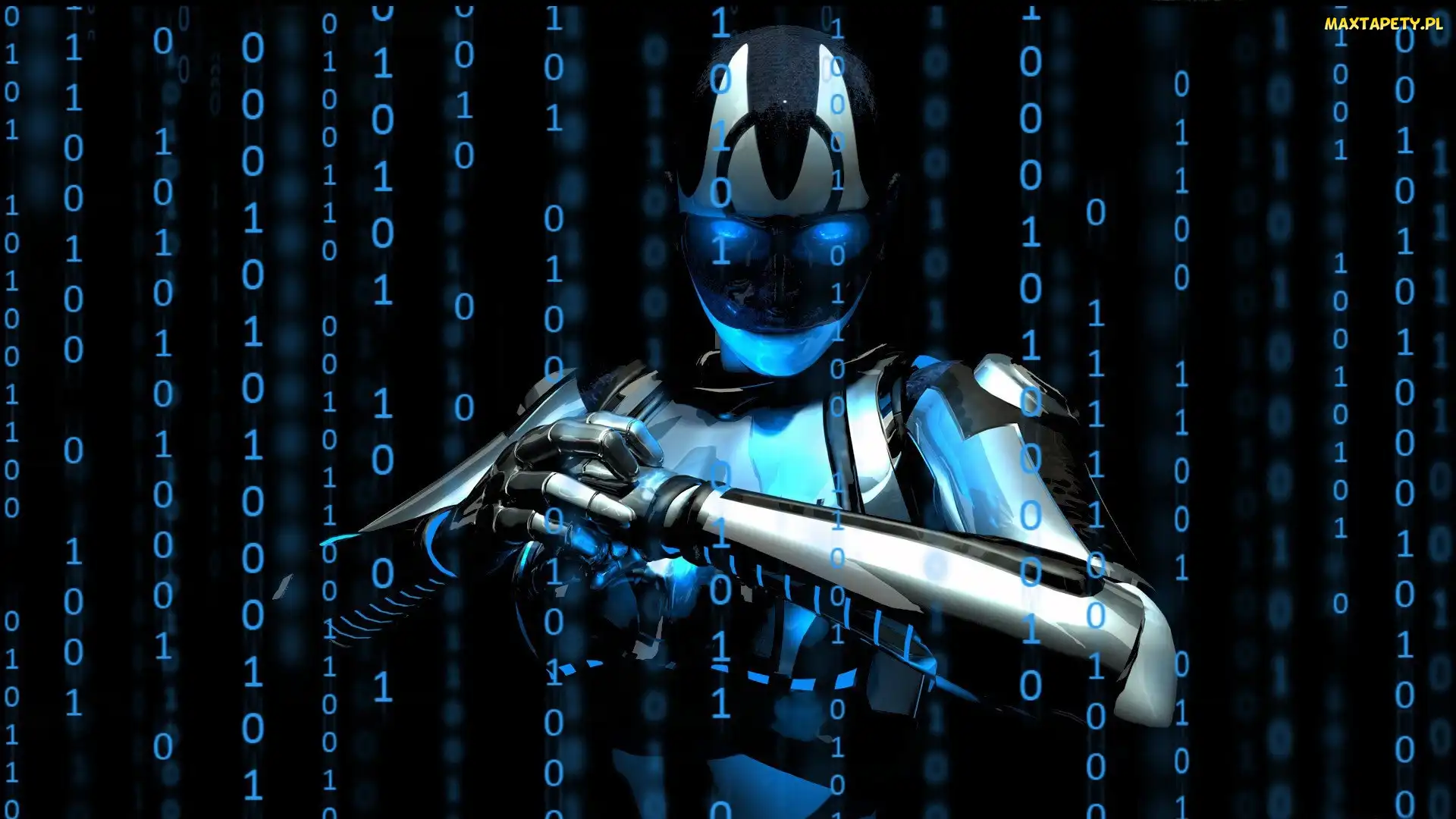 Robot, Matrix, Cyfry, 3D