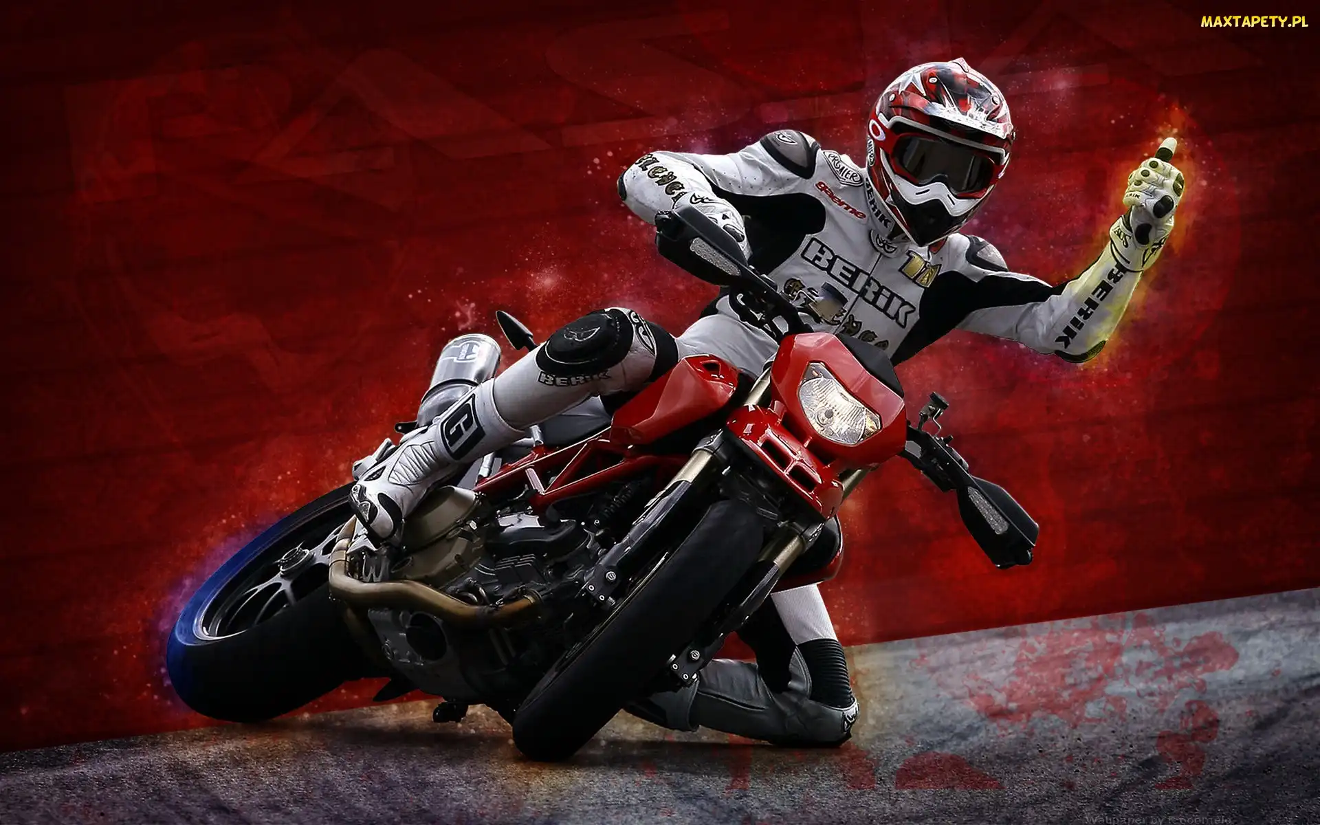 Ducati, Pasja, Motor, Motocyklista, Motocykl