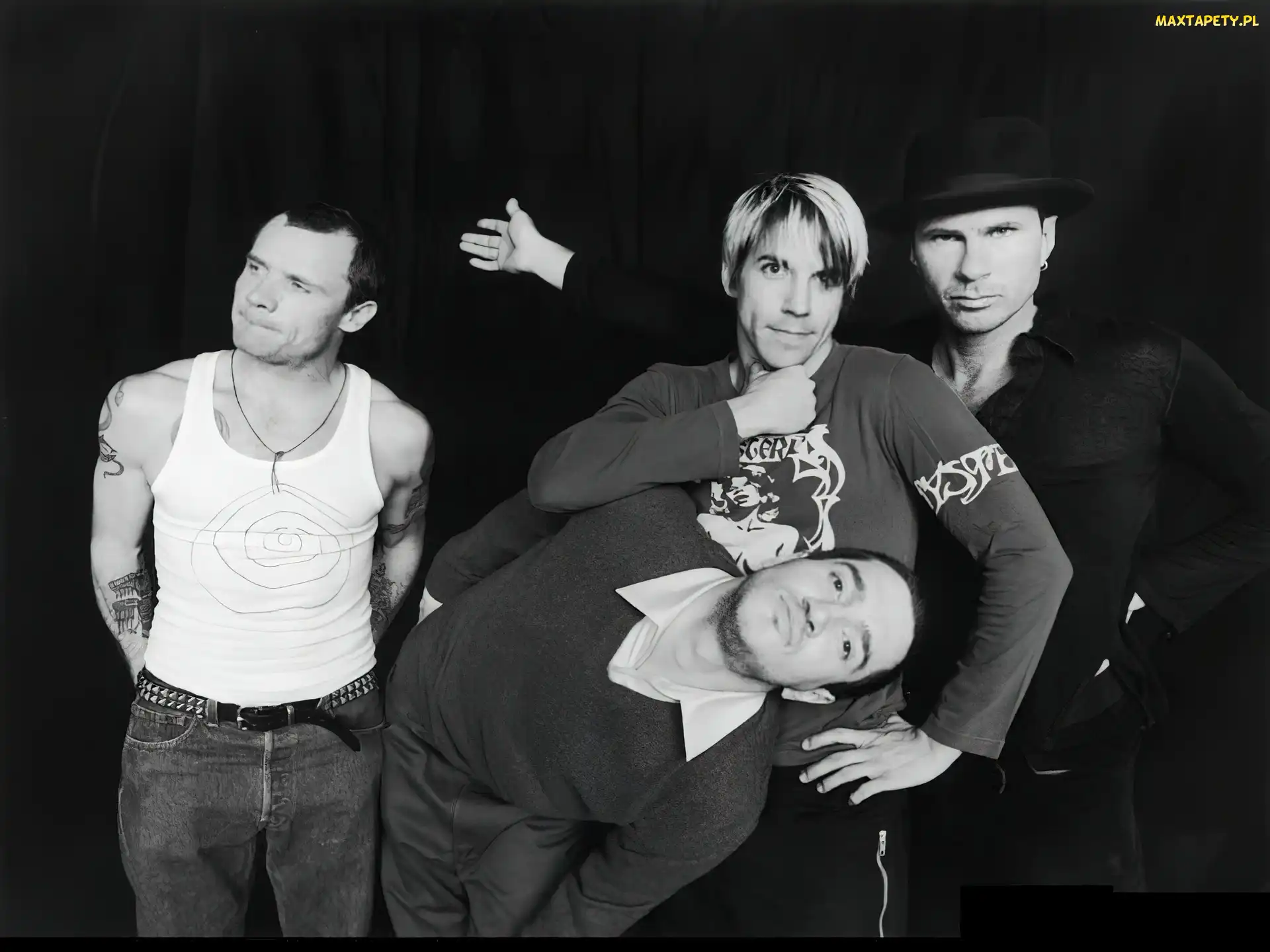 kapelusz, tatuarze, Red Hot Chili Peppers, zespół