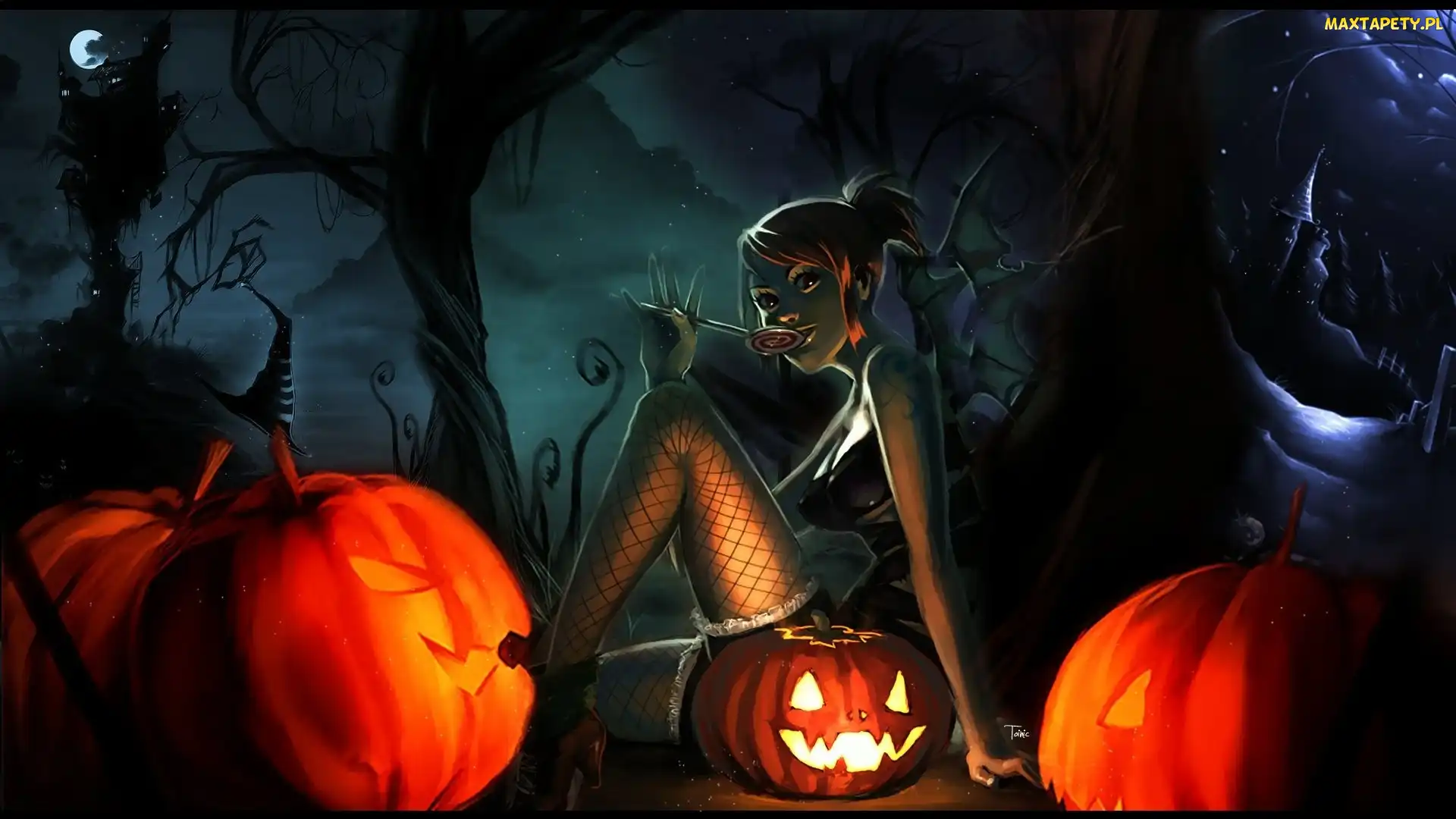 Dynie, Halloween, Dziewczyna