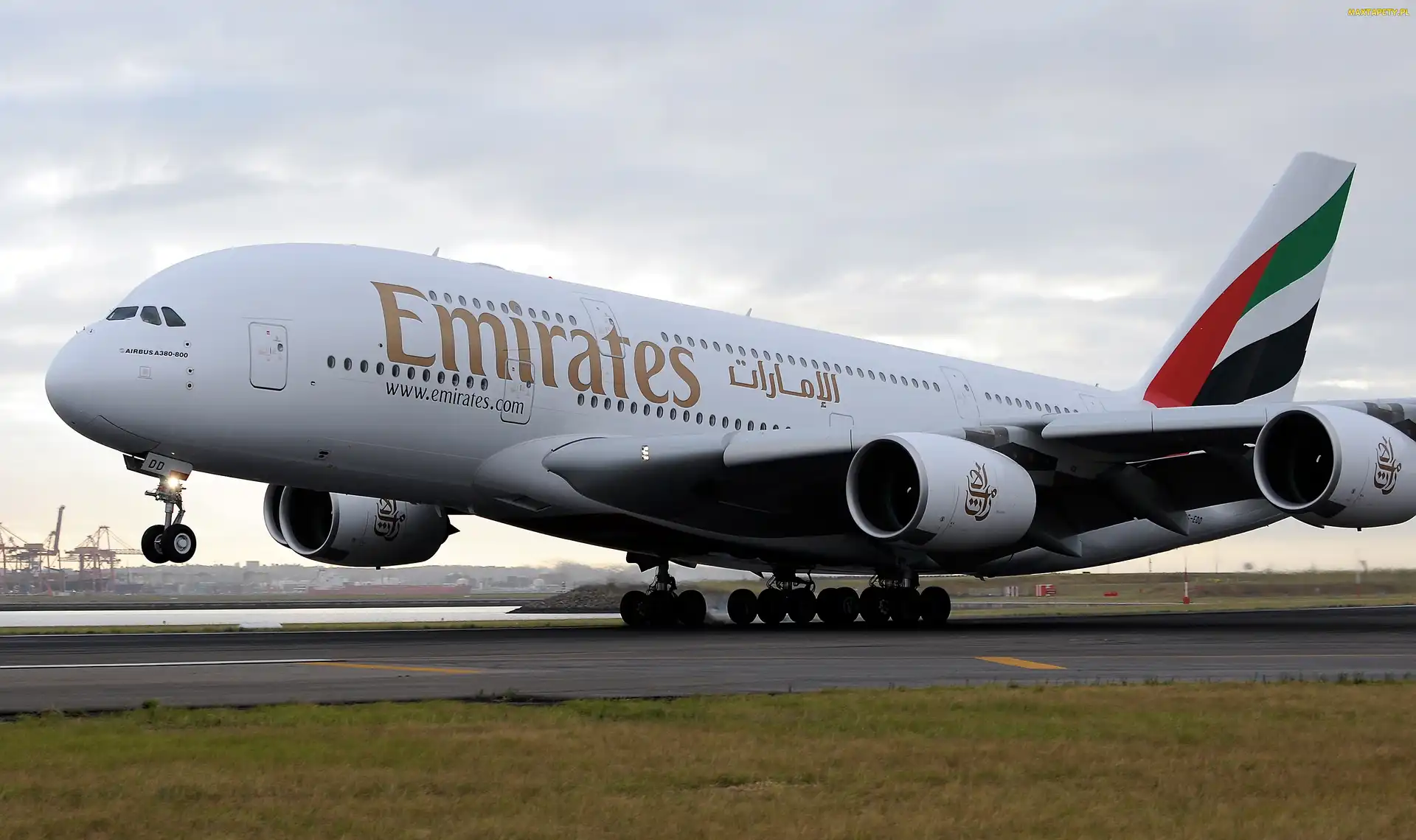 Emirates , Airbus A380, Samolot