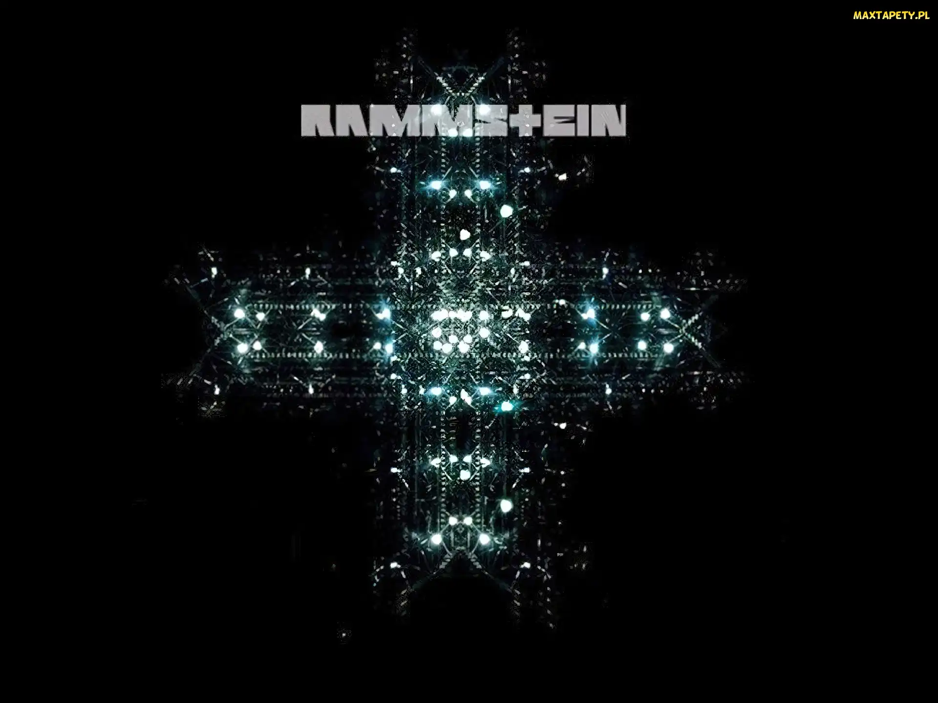 Rammstein, świetlany krzyż