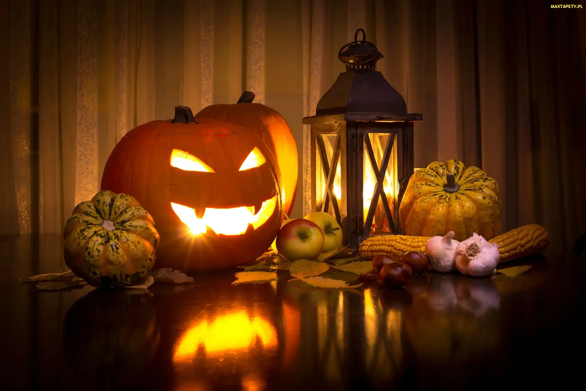 Halloween, Lampion, Dynia