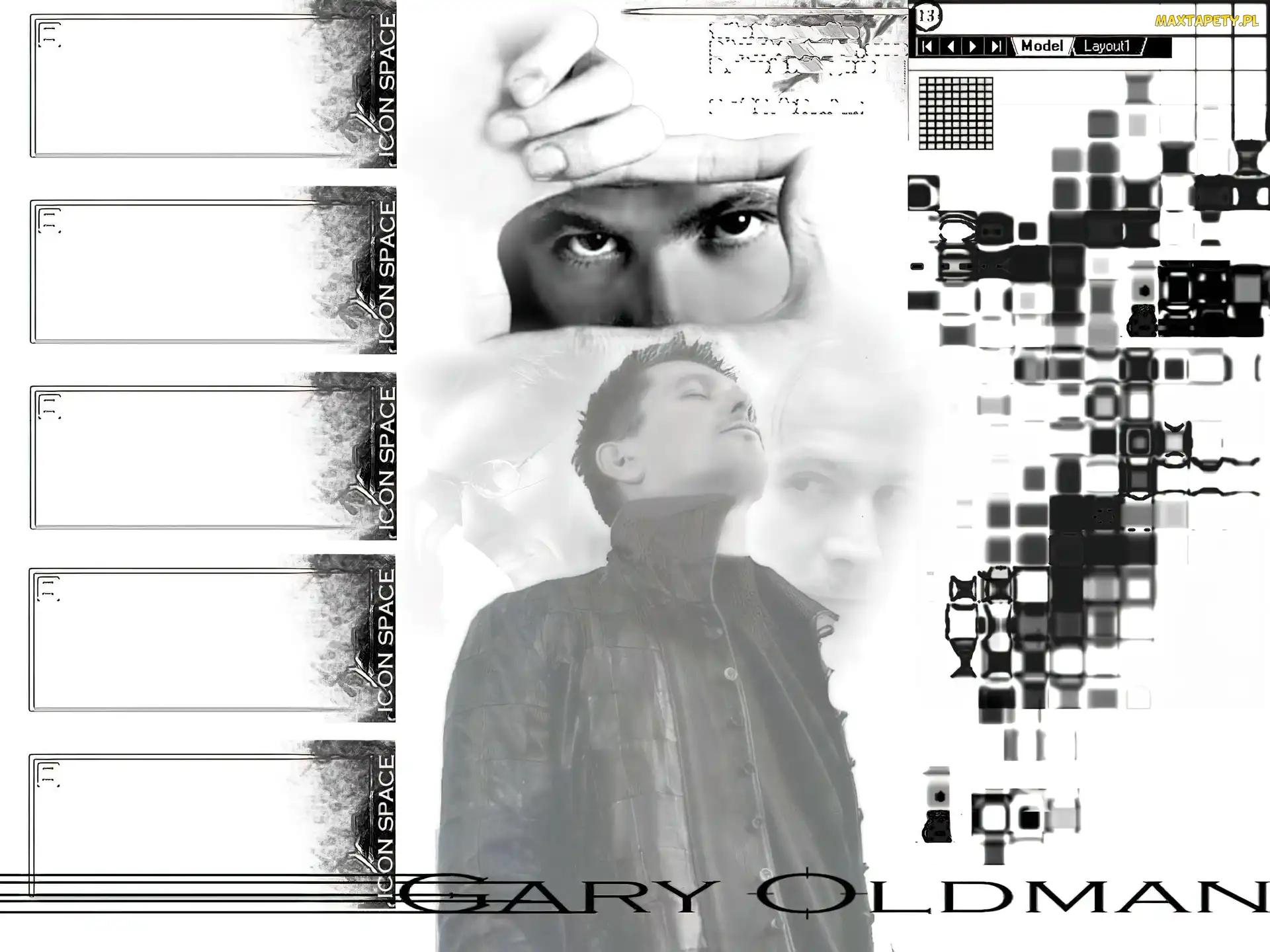 Gary Oldman, oczy