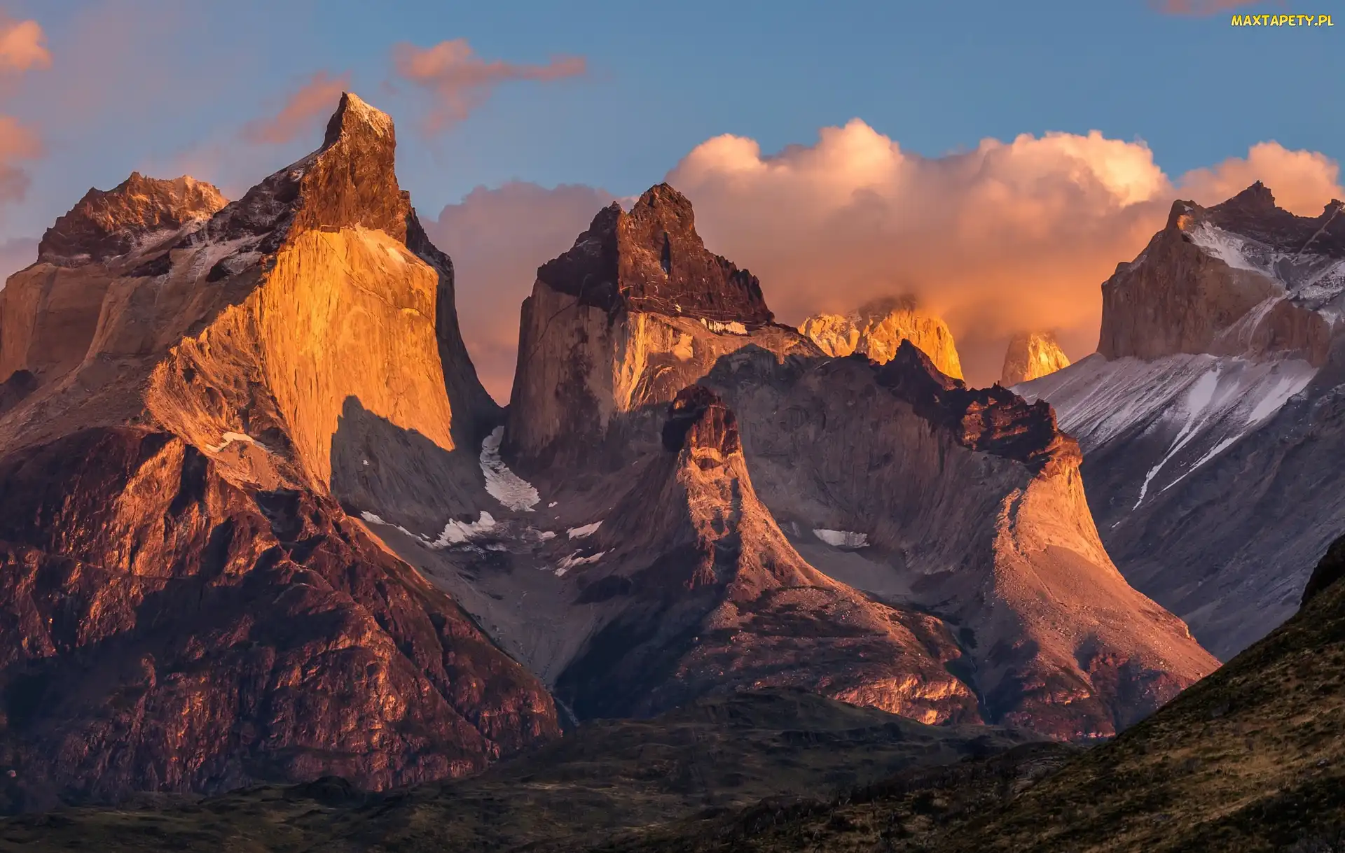 Park Narodowy Torres del Paine, Góry, Chile, Patagonia