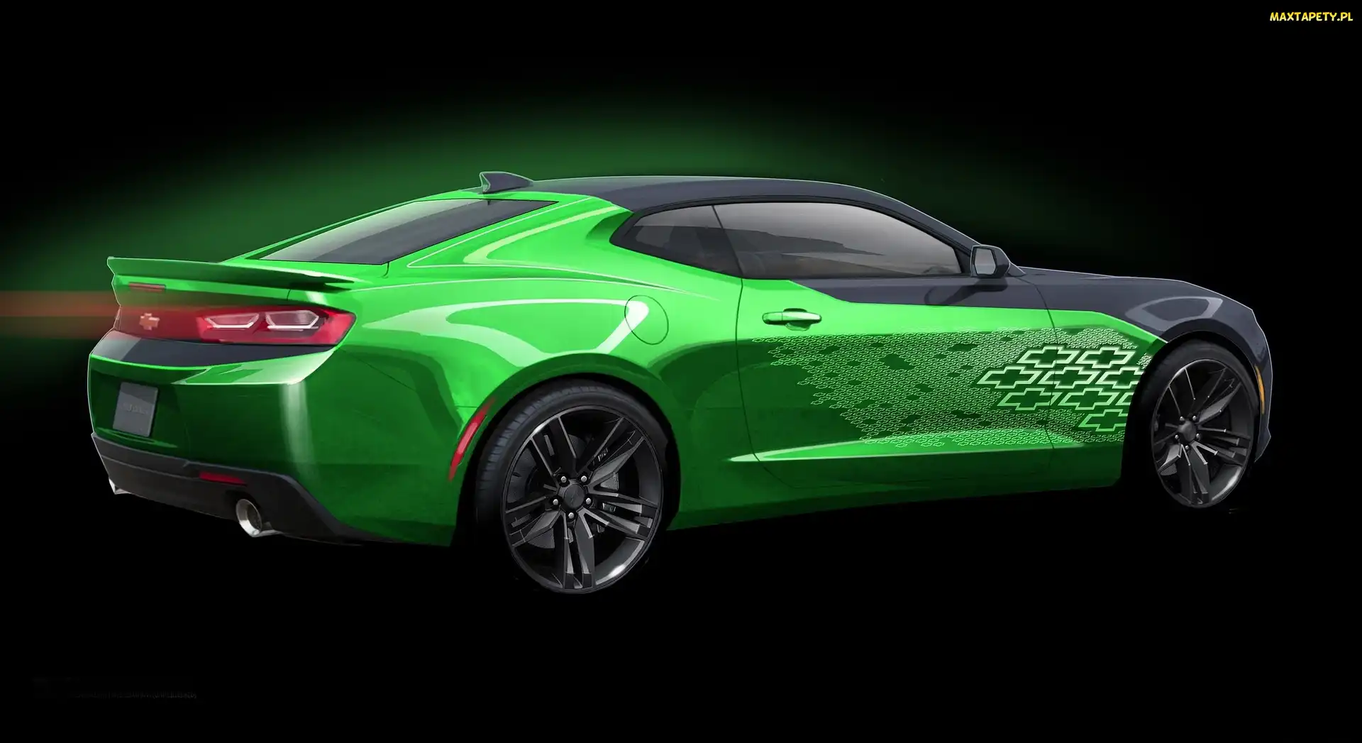Chevrolet, Camaro, Zielony