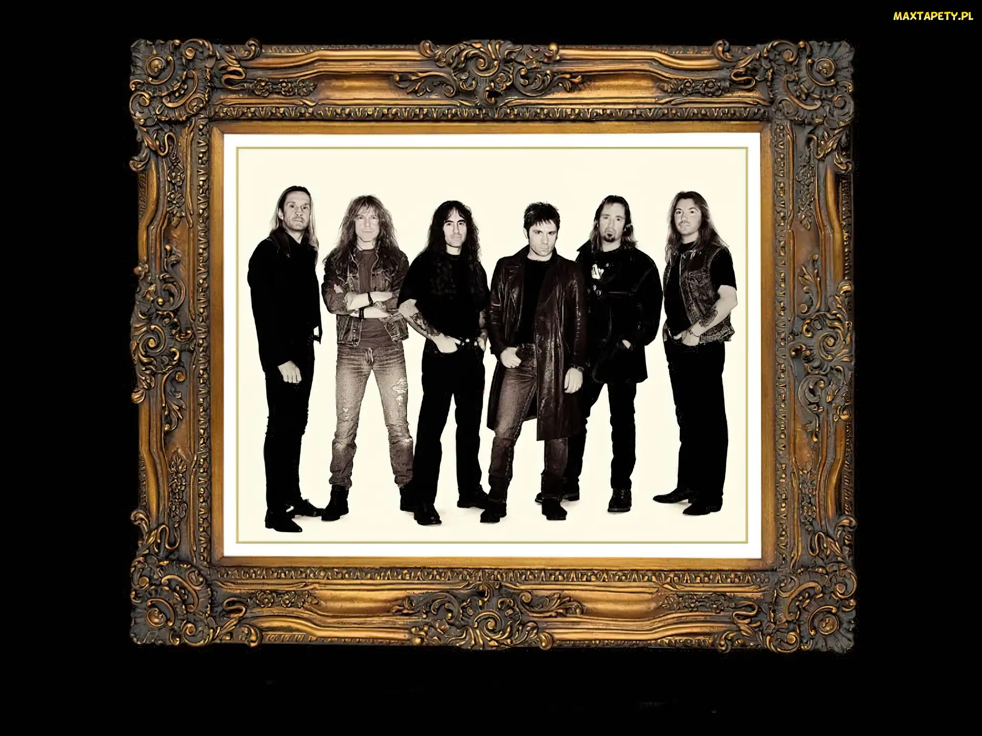 obraz, zespól , Iron Maiden, ramka