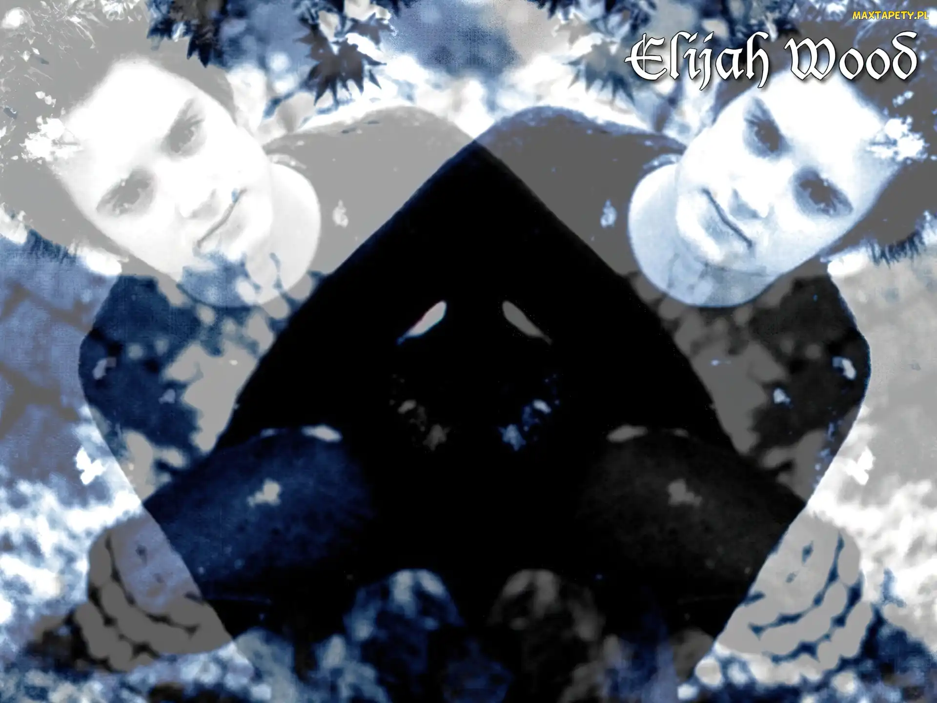 Elijah Wood, jeansy, czarny sweter