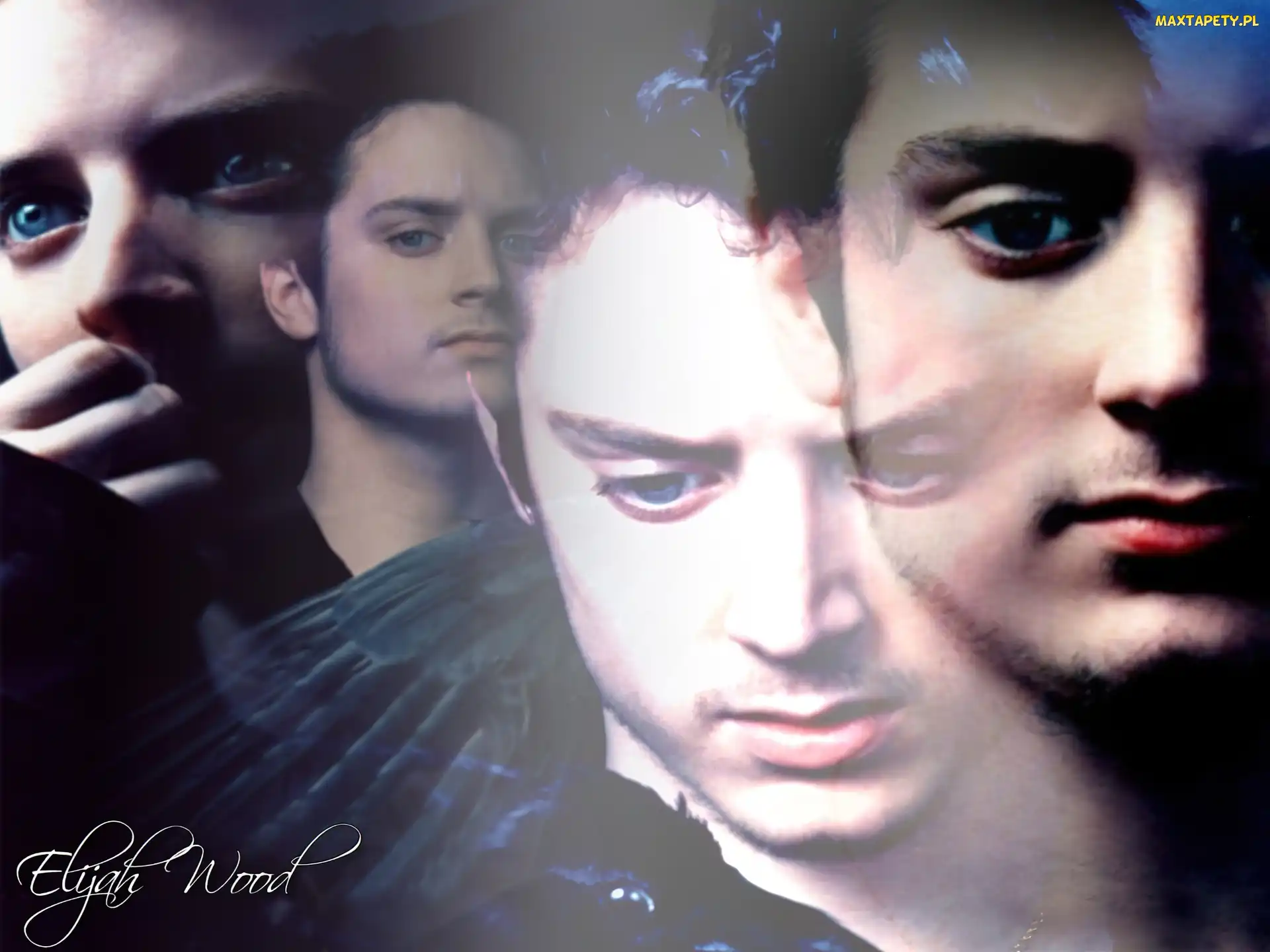 twarze, oczy, Elijah Wood