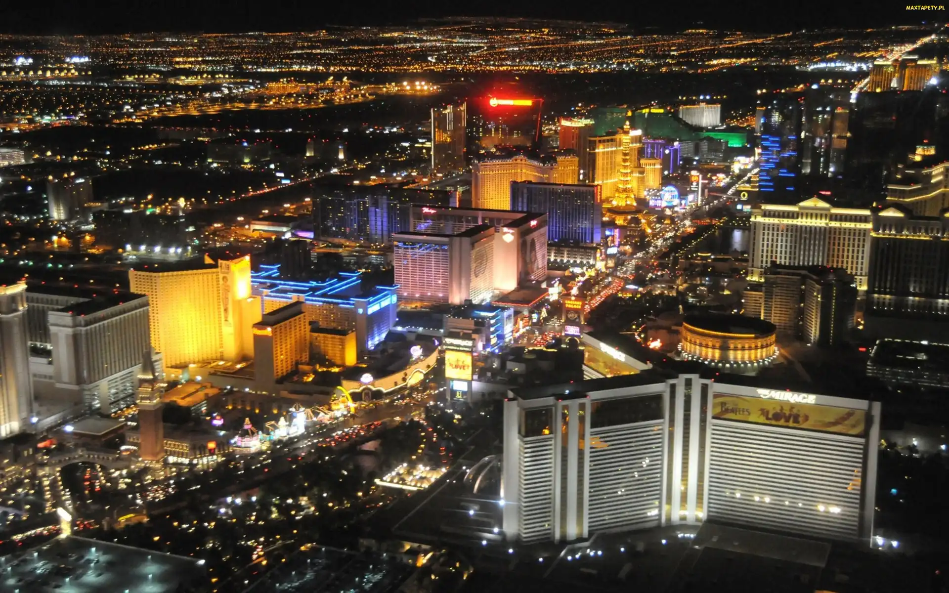 Noc, Miasto, Las Vegas, Nevada