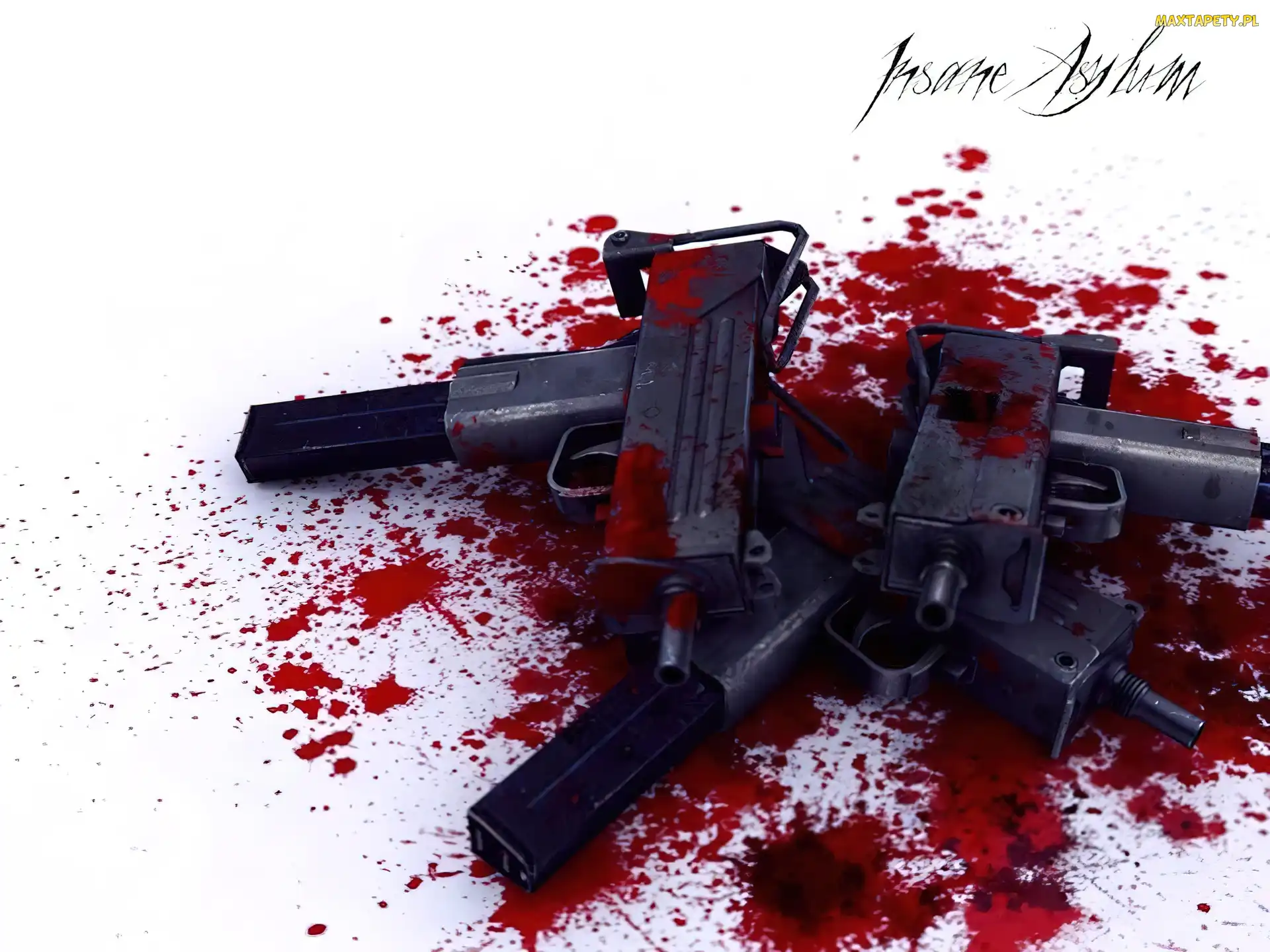 Insane Asylum, uzi, pistolety