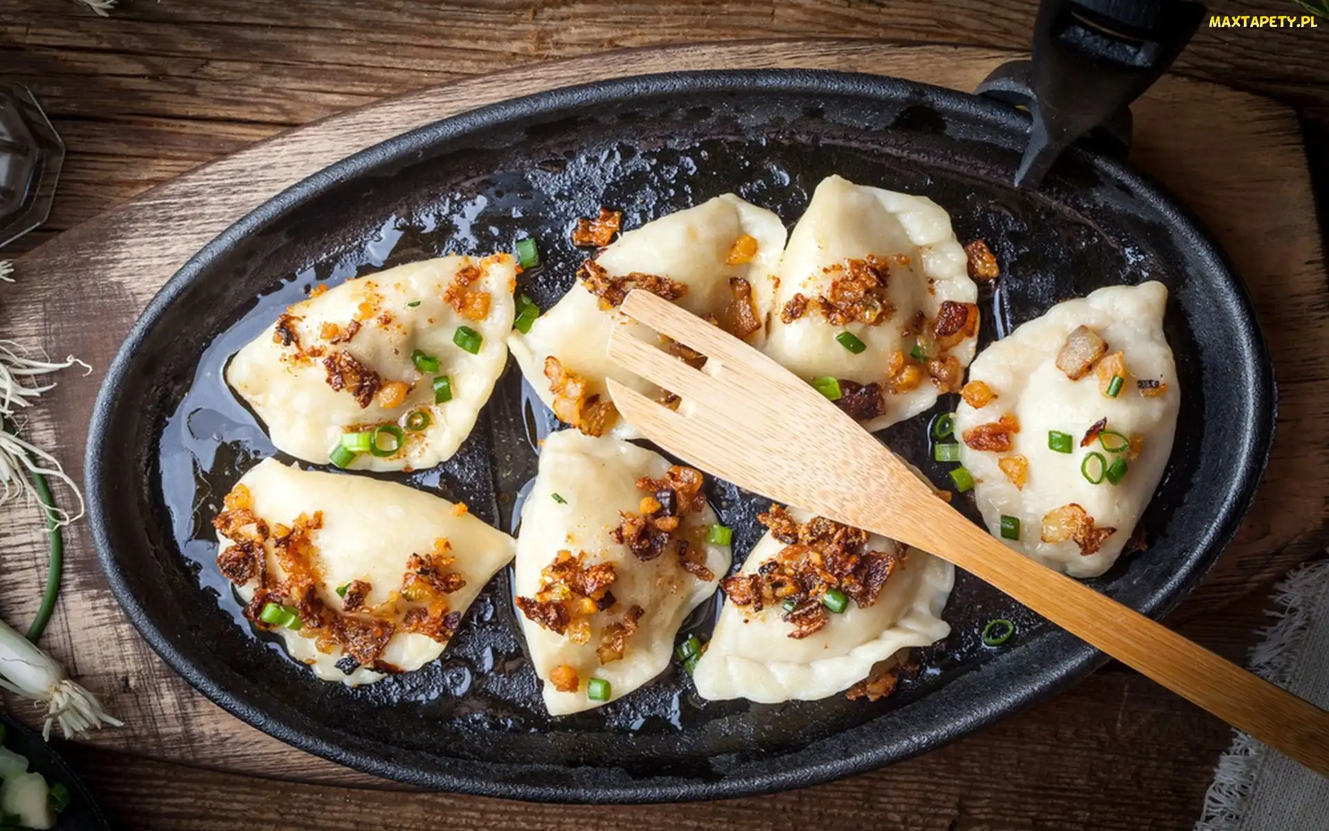 Drewniana, Łopatka, Pierogi, Patelnia