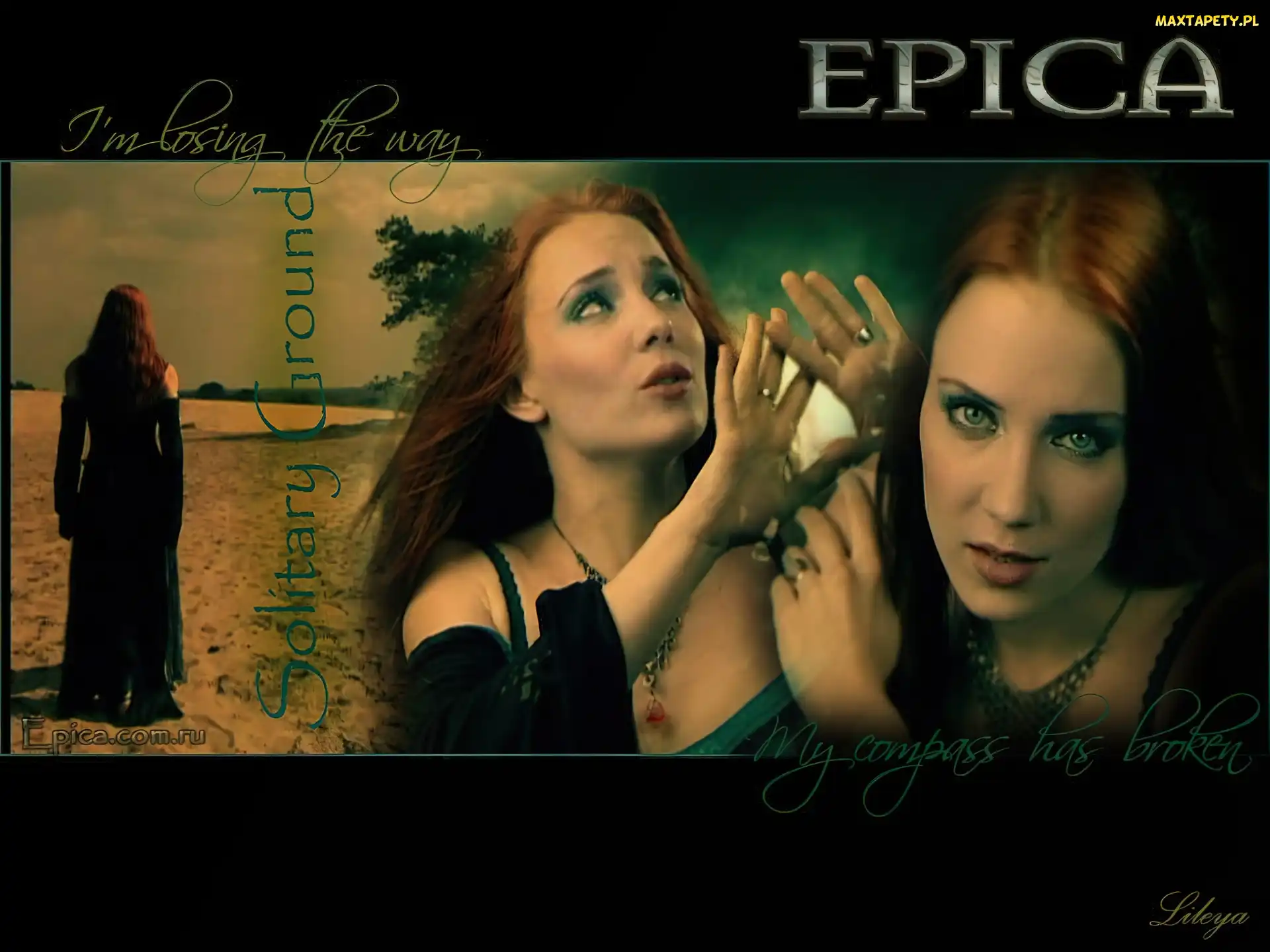 kobieta, włosy, Epica