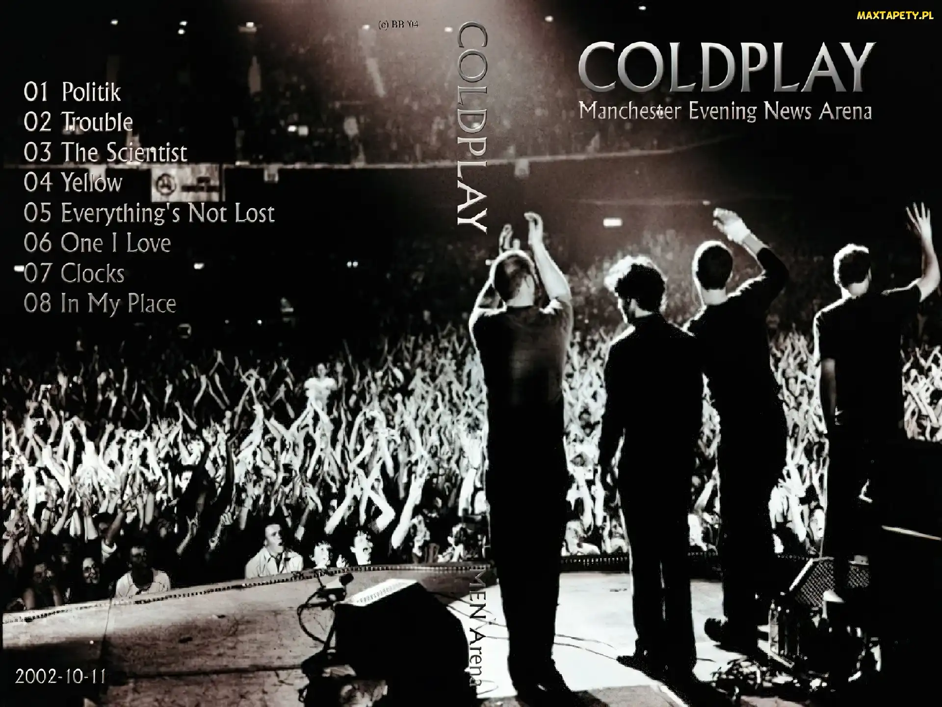 zespół, koncert , Coldplay, fani