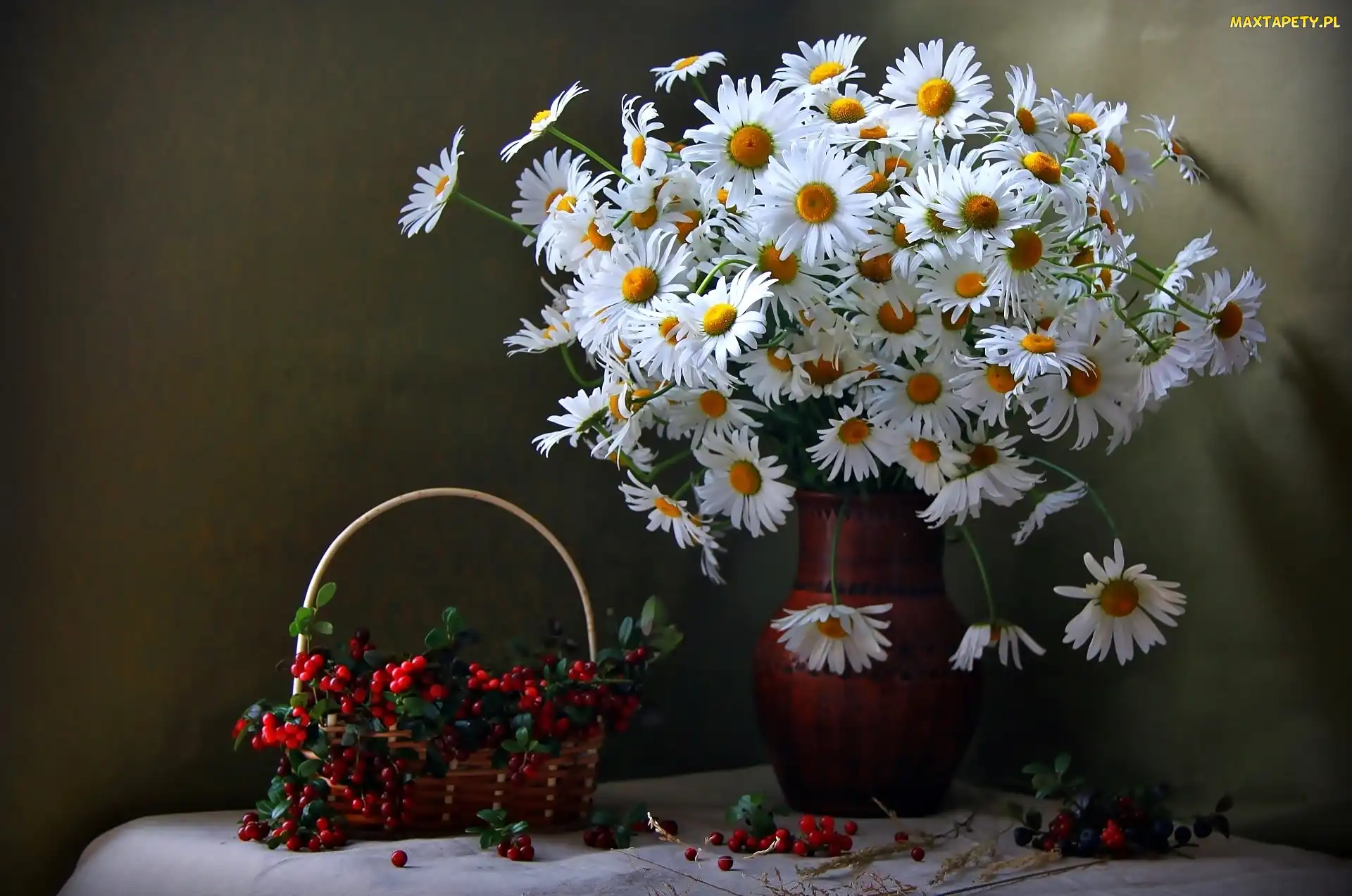 Margerytki, Żurawina, Bukiet