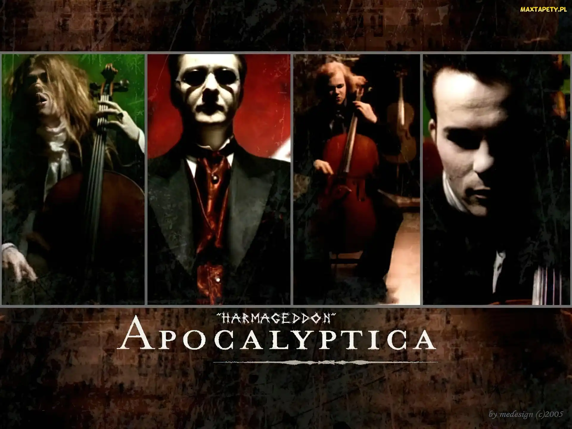 zespół, twarz, Apocalyptica