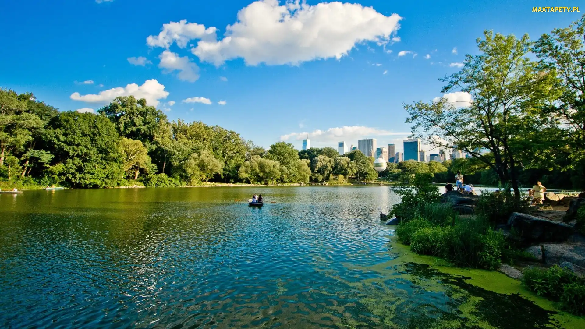 Natura, Wieżowce, Park, Rzeka