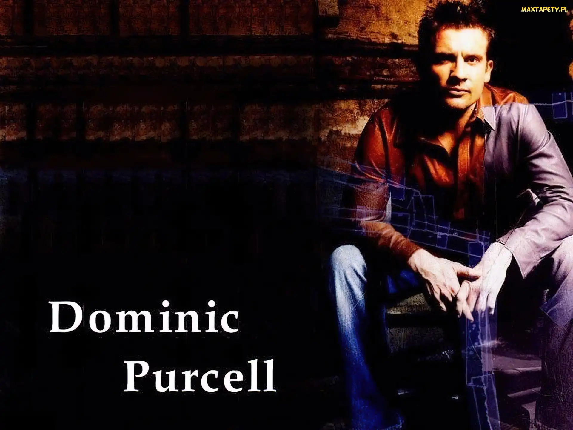 koszula, jeansy, Dominic Purcell