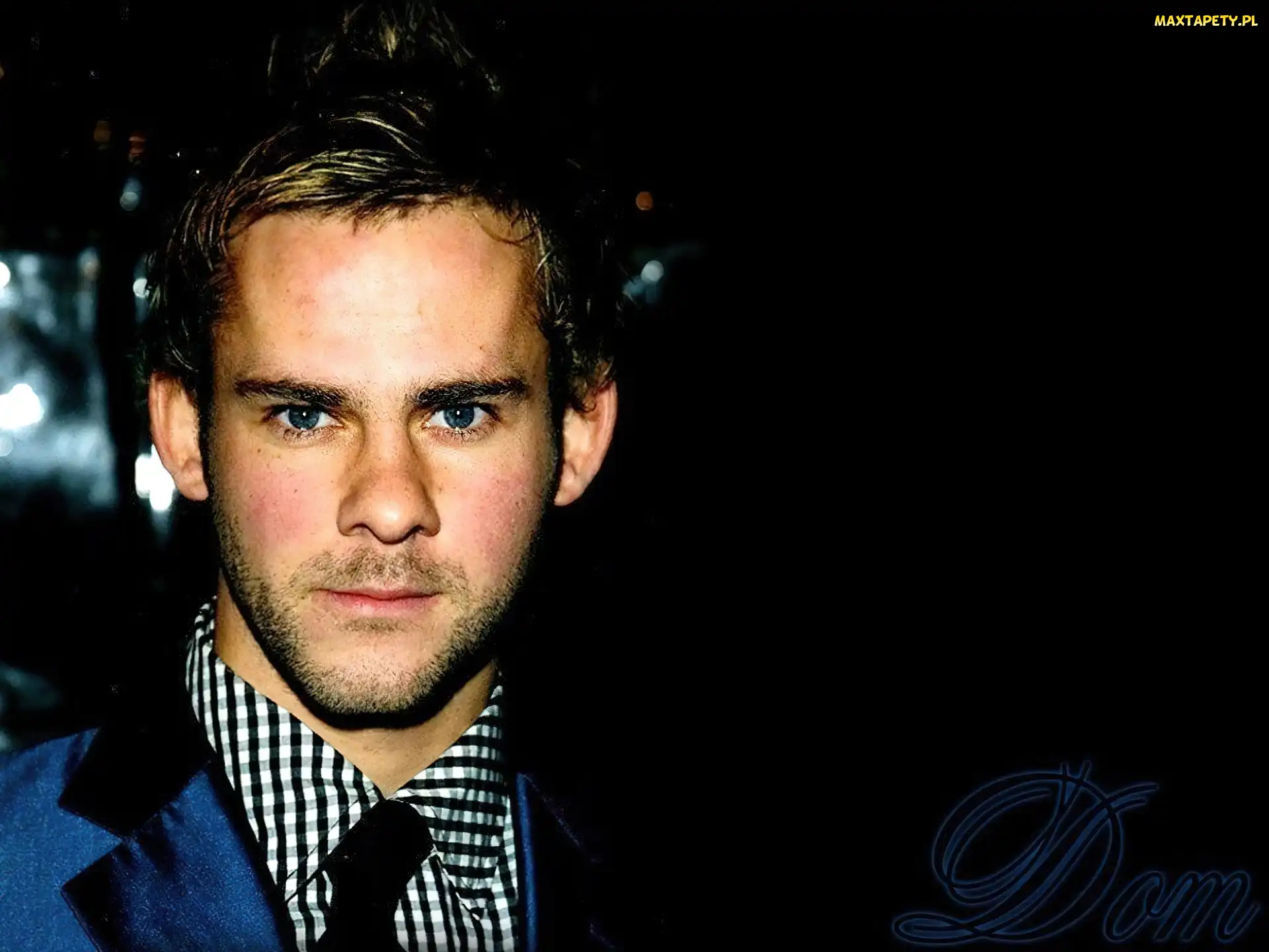 krawat, koszula, Dominic Monaghan