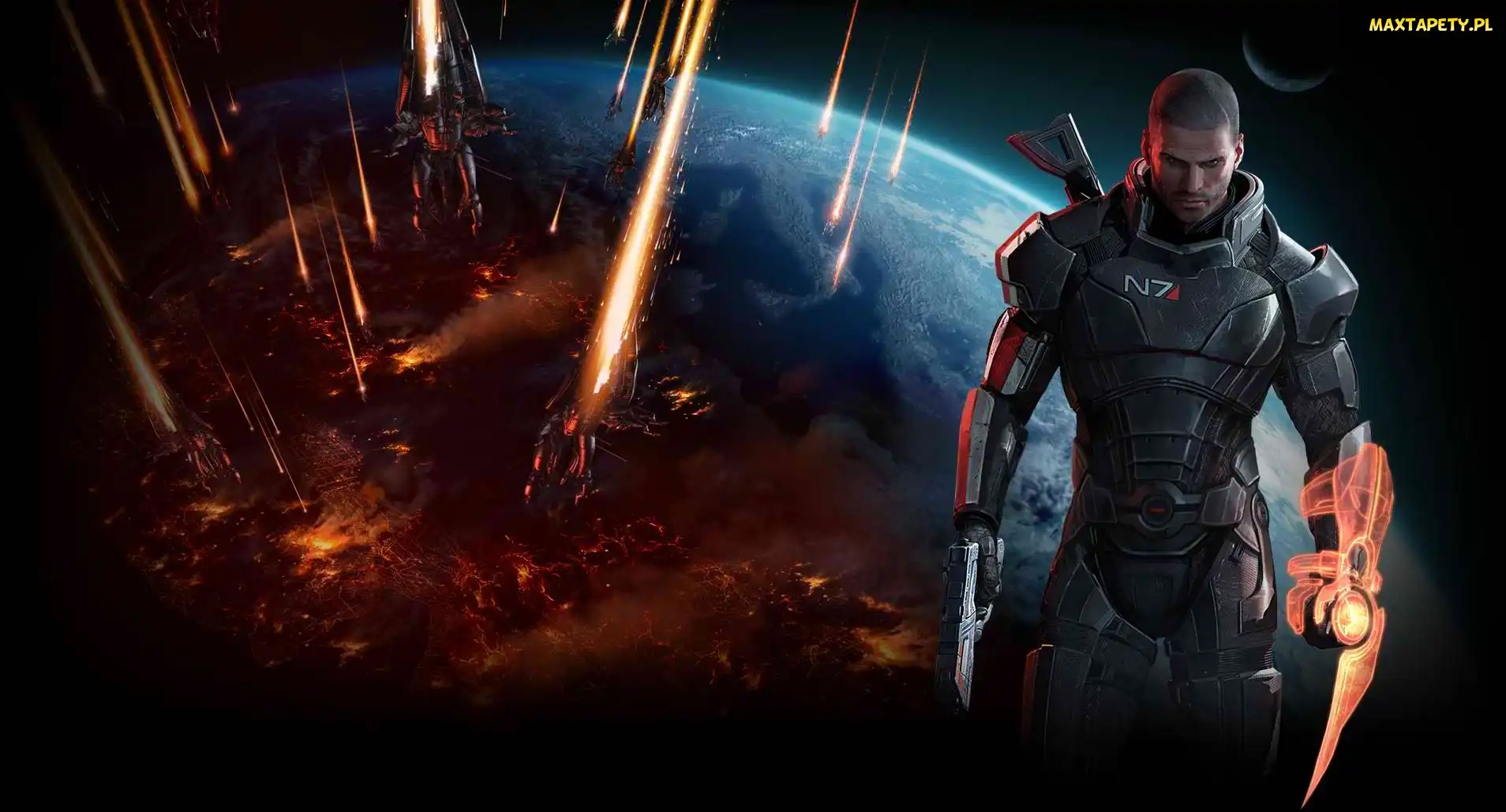 Ziemia, Żniwiarz, Mass Effect, Shepard