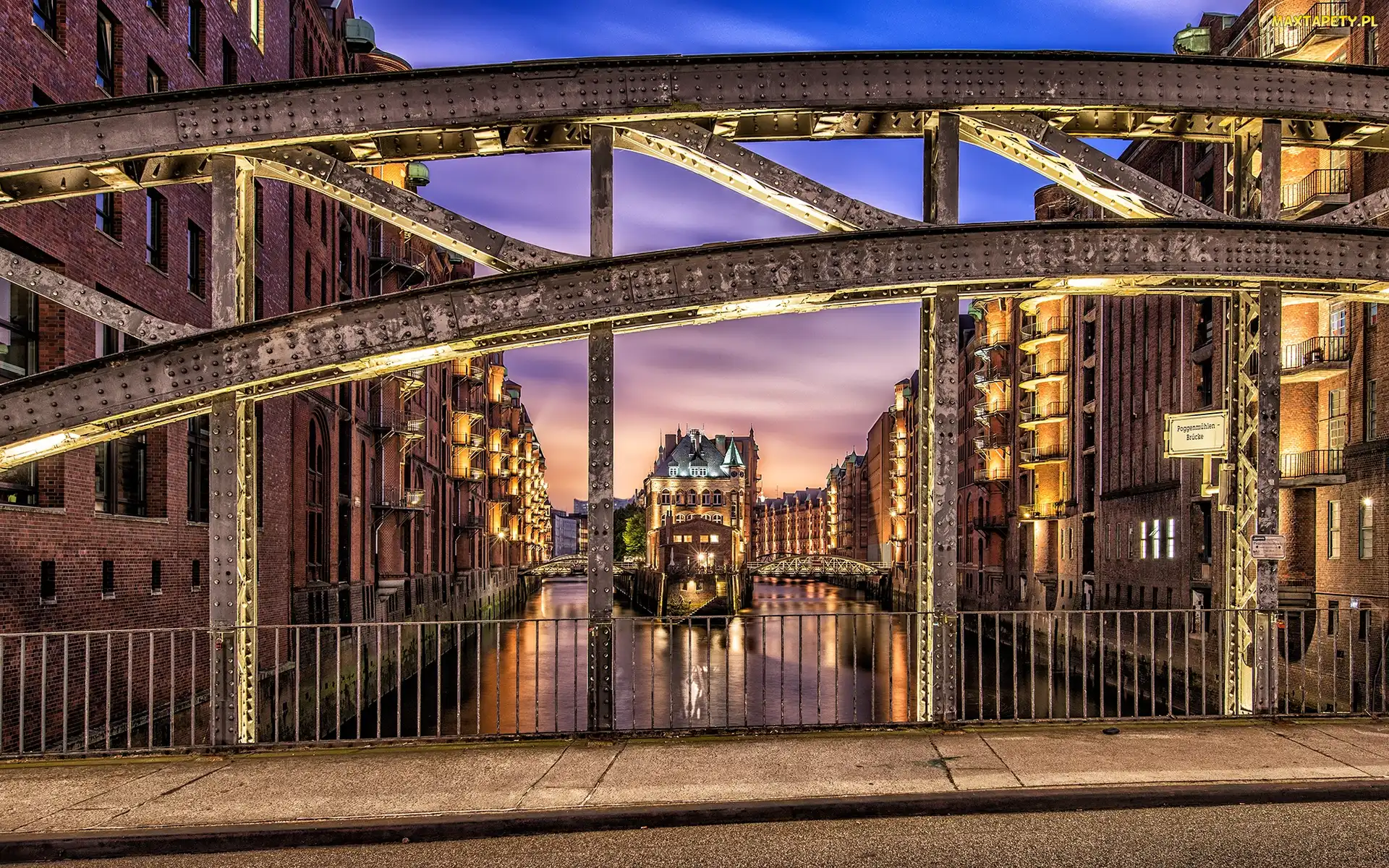Niemcy, Domy, Most, Hamburg