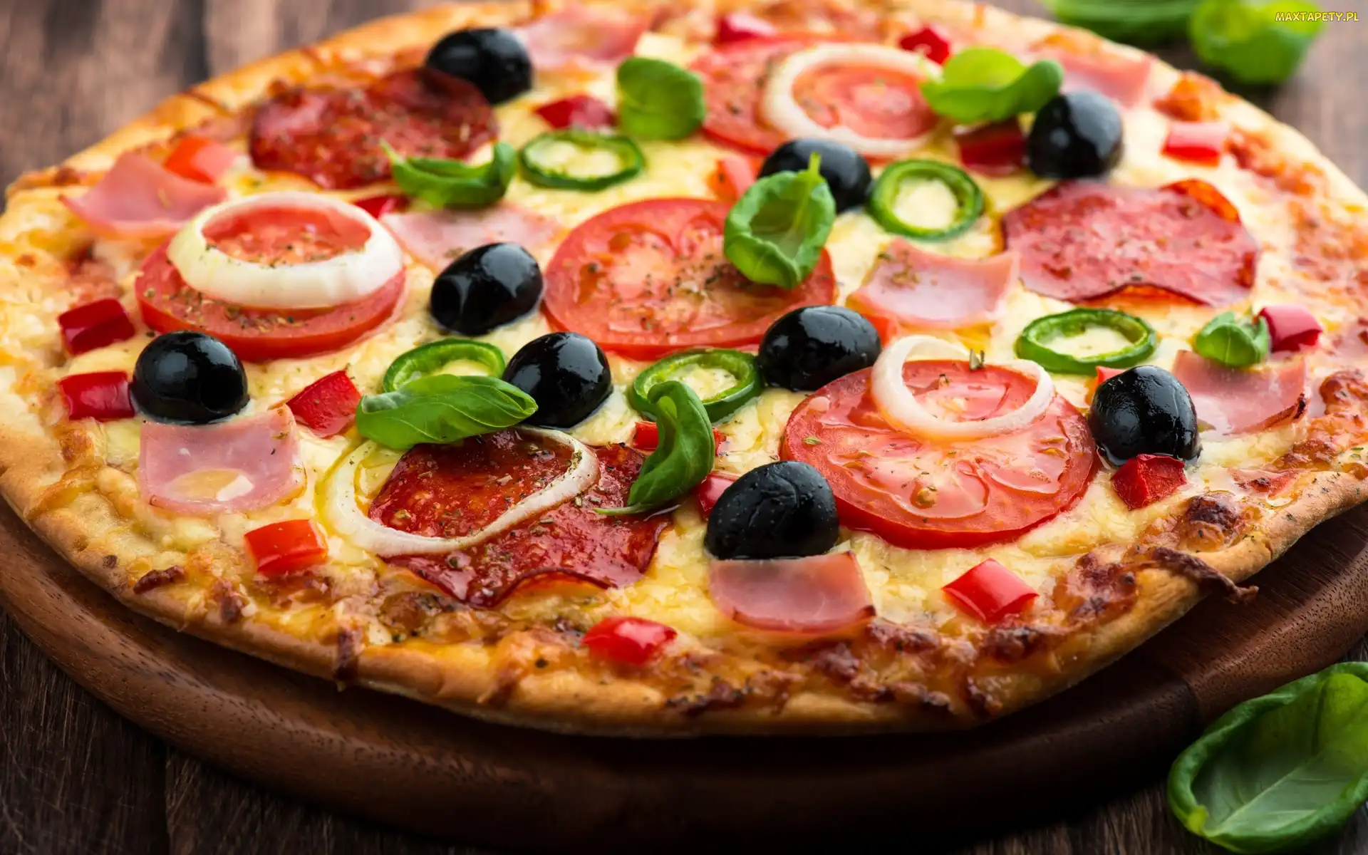 Z, Warzywami, I, Serem, Pizza