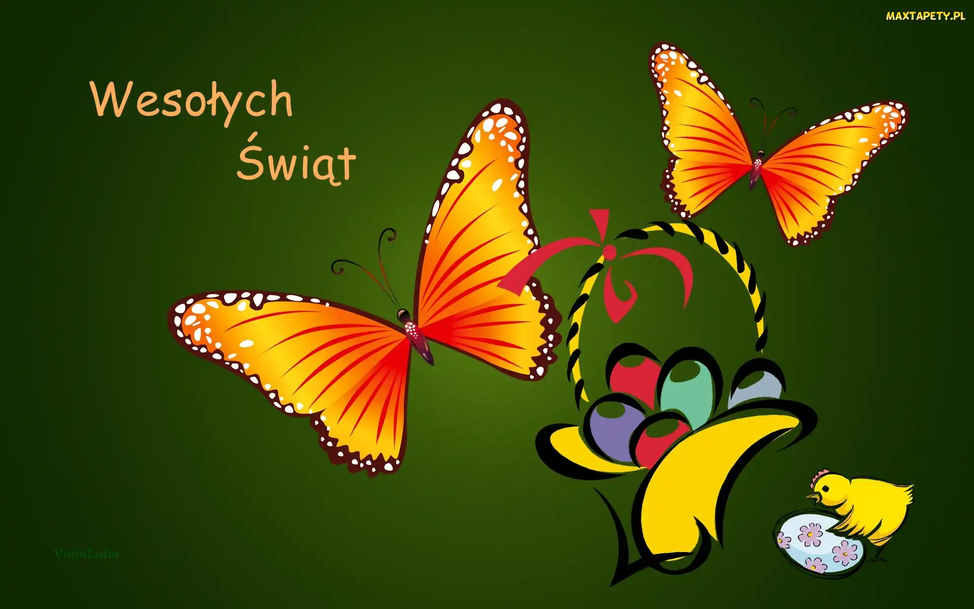 Pisanki, Motyle, Wielkanoc