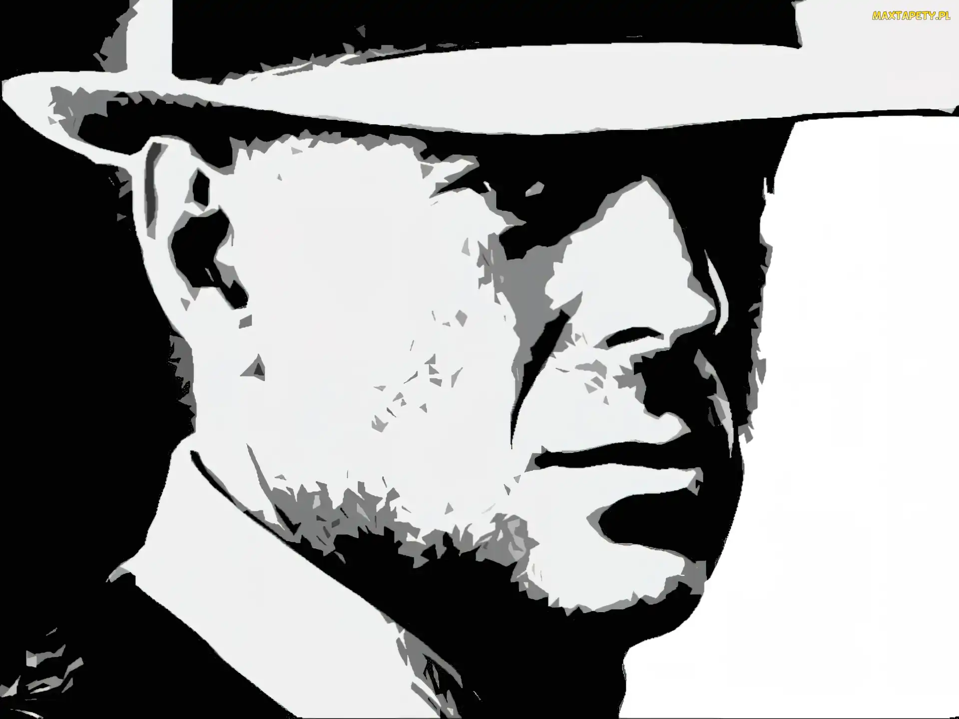 niewyrażny, portret, Bruce Willis