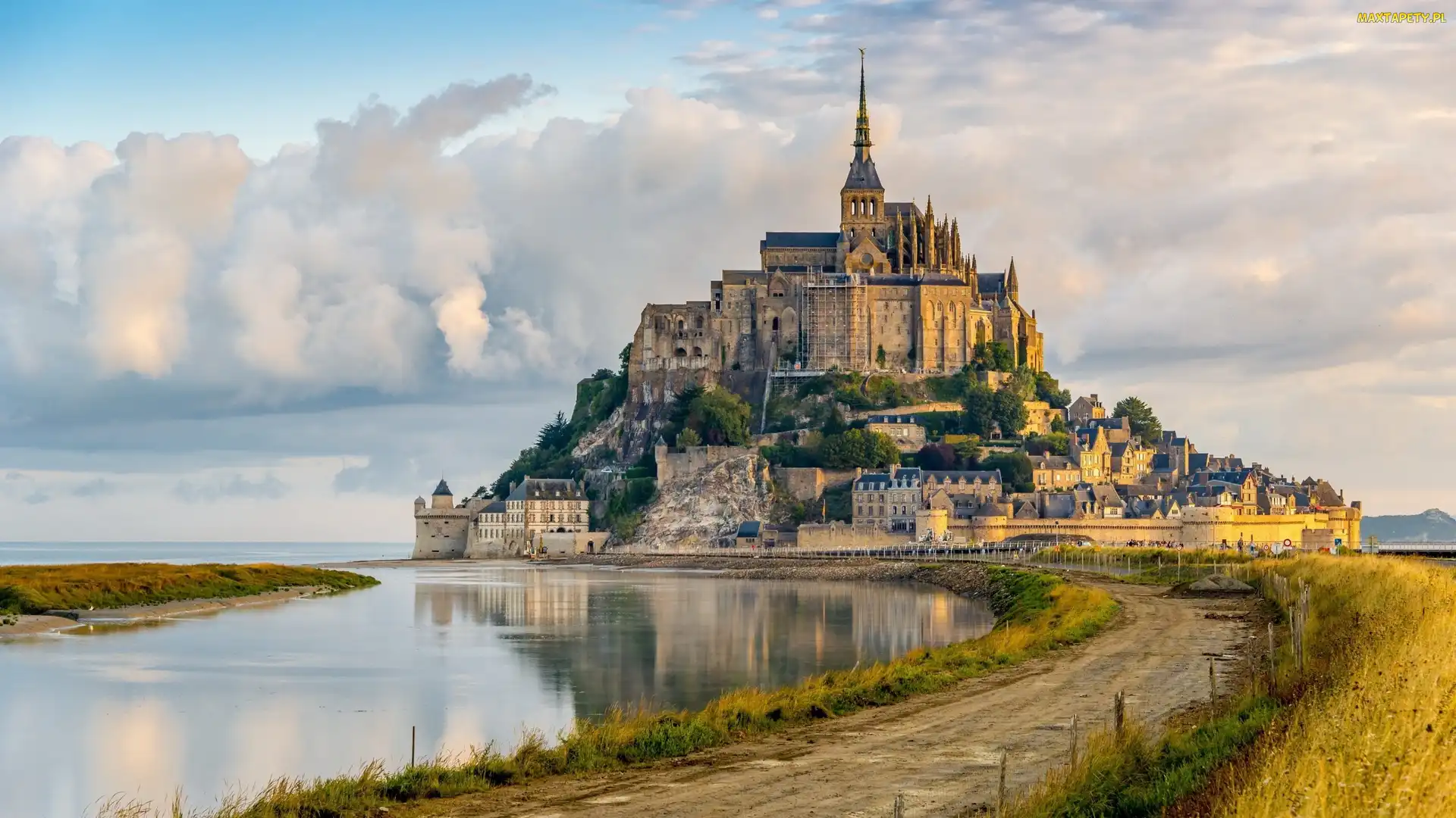 Mont, Zamek, Michel, Normandia, Saint