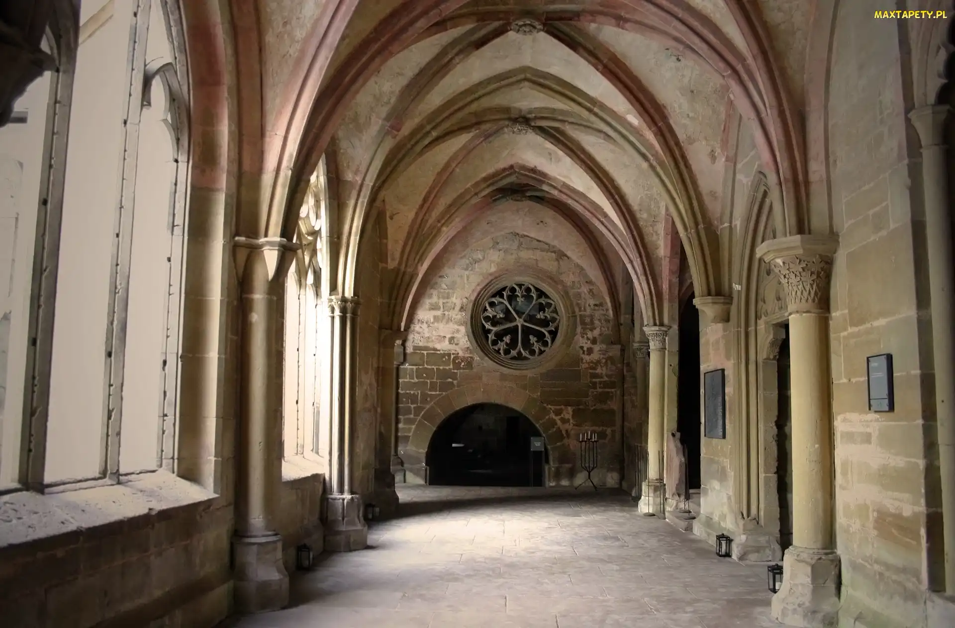 Niemcy, Maulbronn, Krużganek, Korytarz, Opactwo Maulbronn, Klasztor