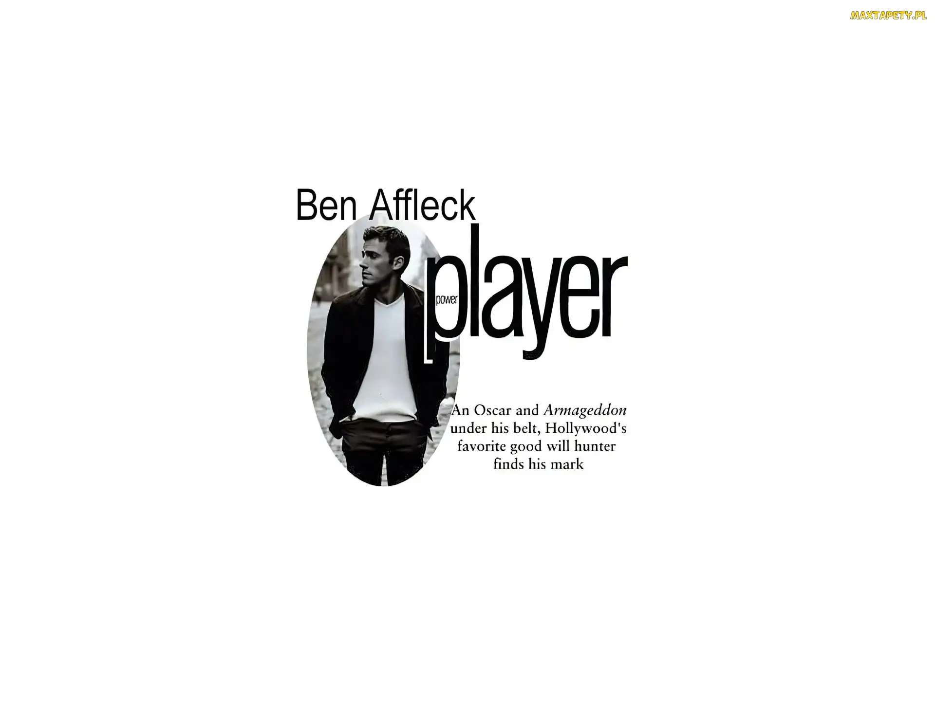 biała, koszulka, Ben Affleck