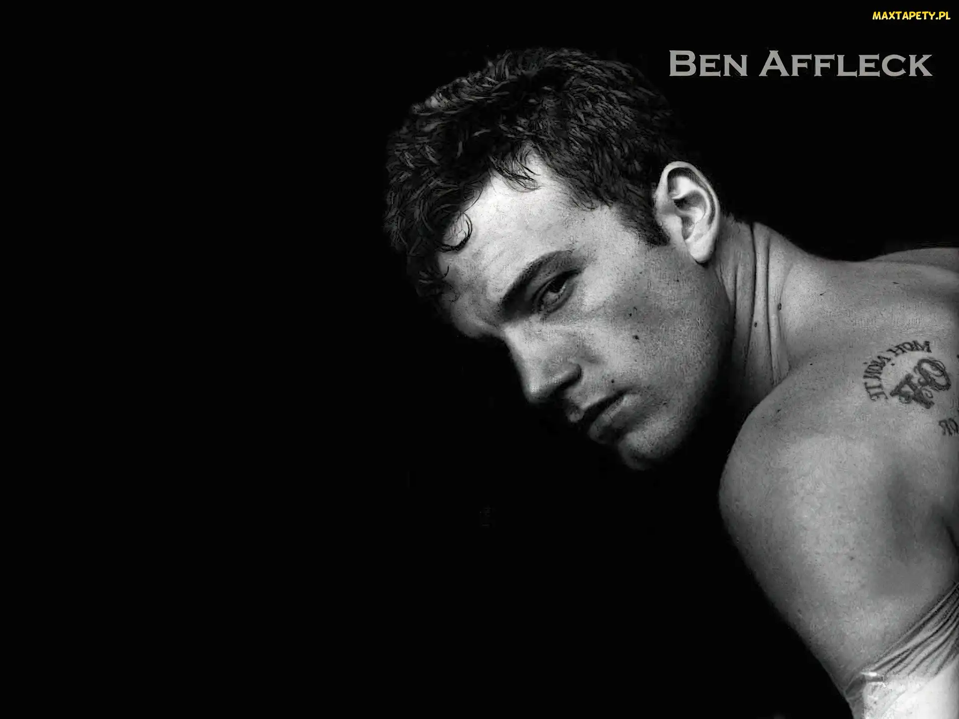 Ben Affleck, tatuaż, plecy