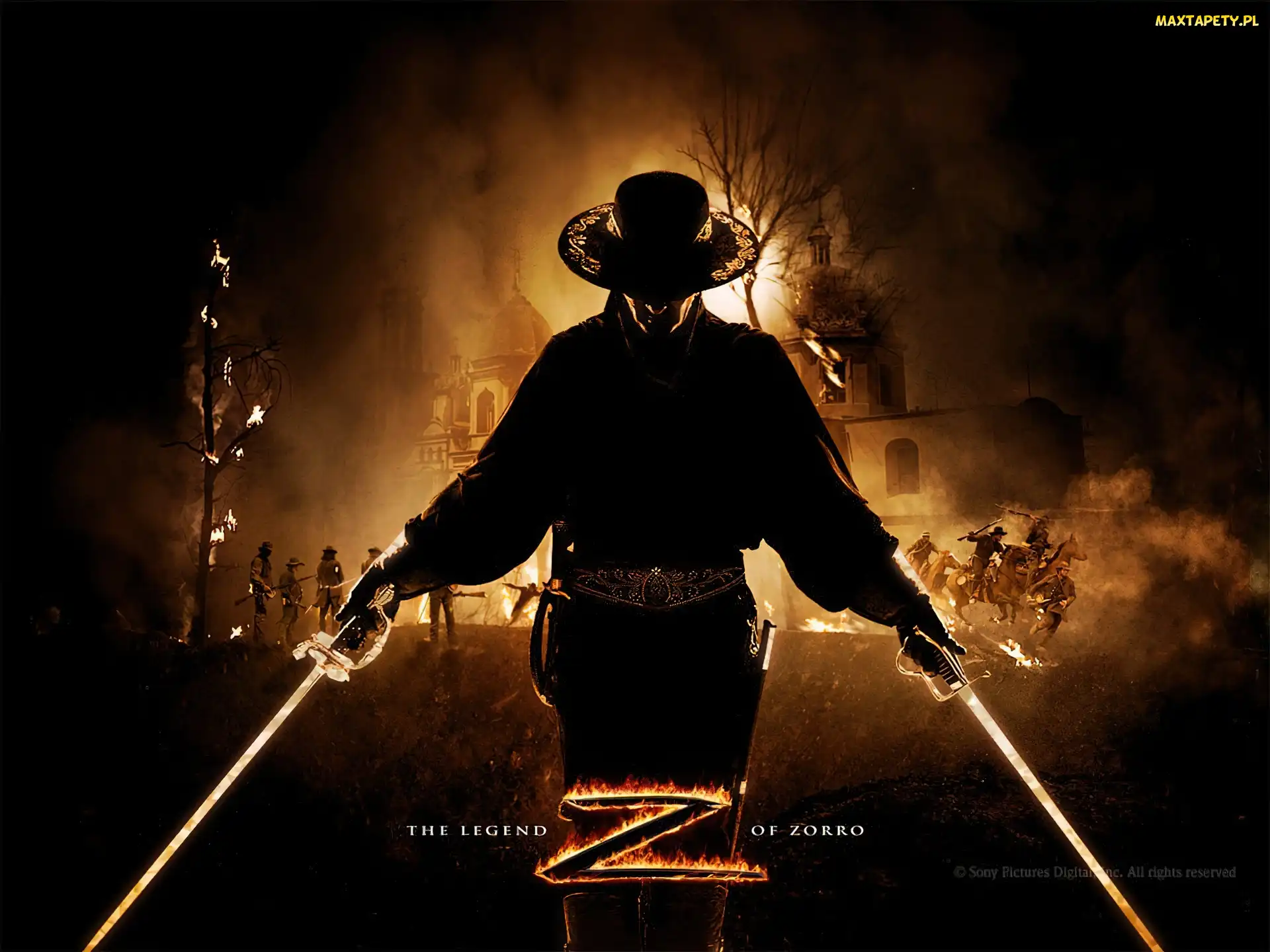 zorro, miecze, Antonio Banderas