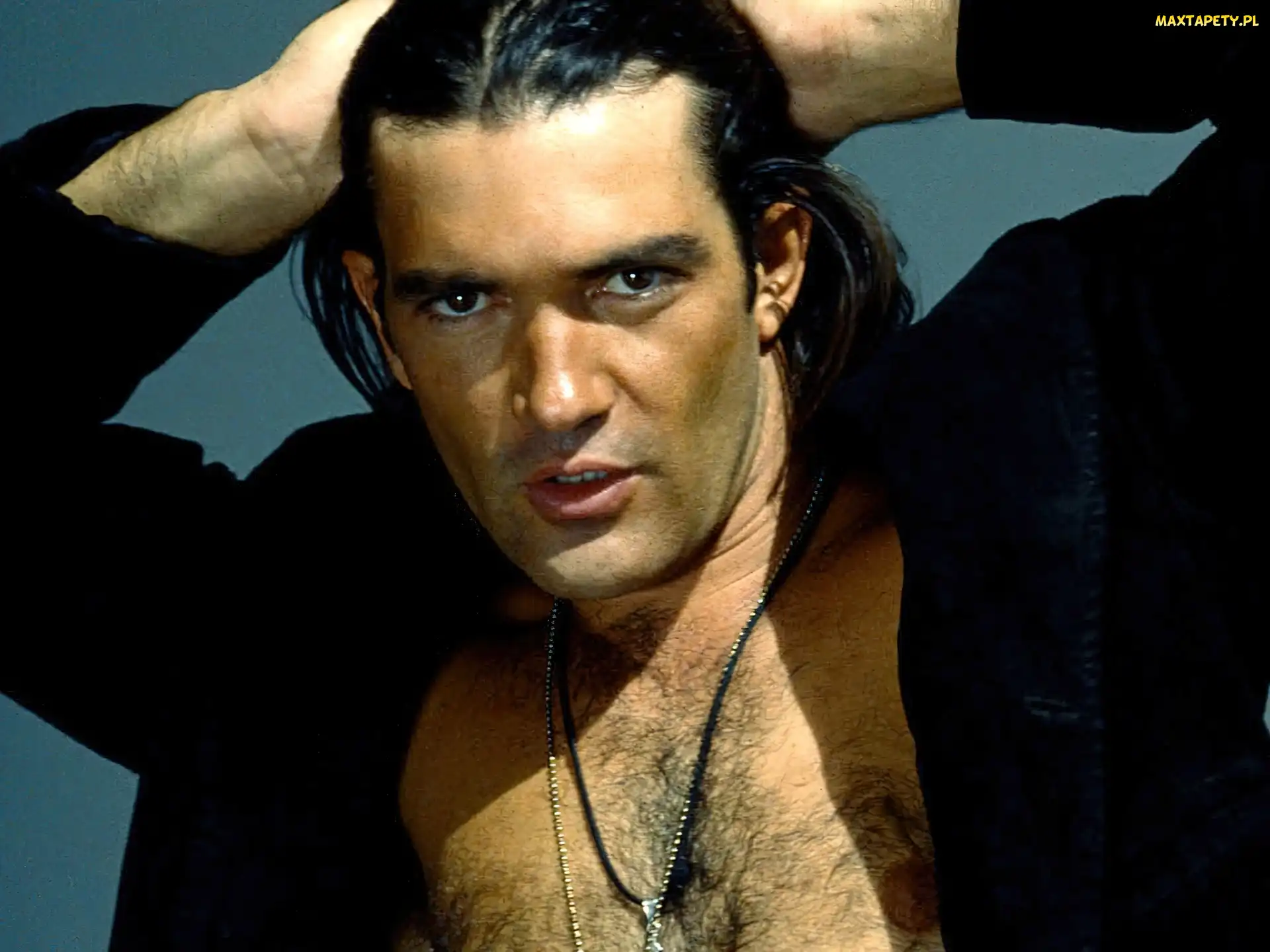 rozpięta, marynarka, Antonio Banderas