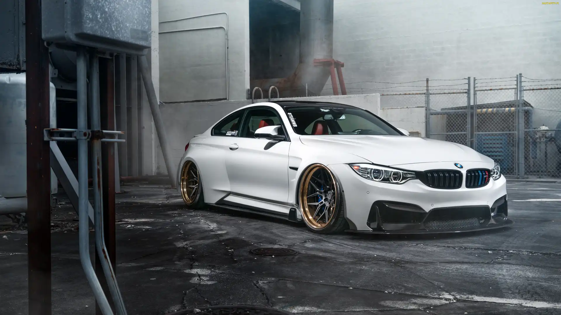 BMW M4, Biały, Samochód
